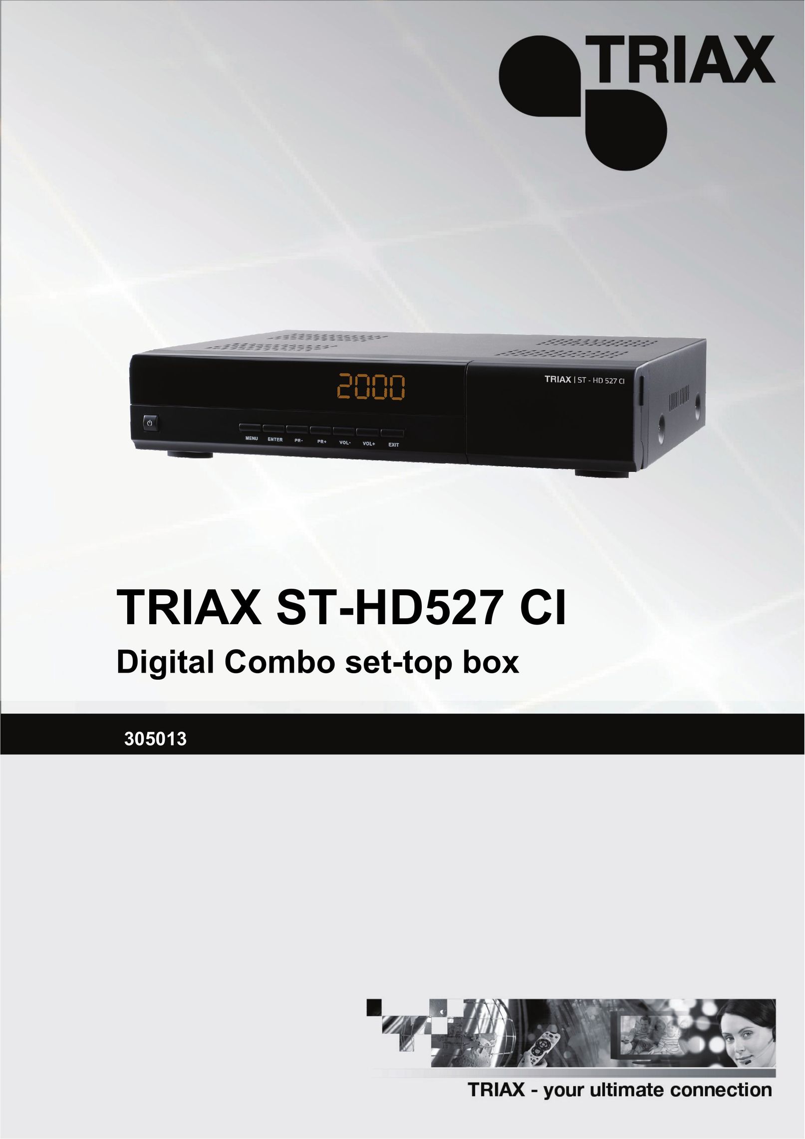 Triax ST-HD527CI Satellite TV System User Manual