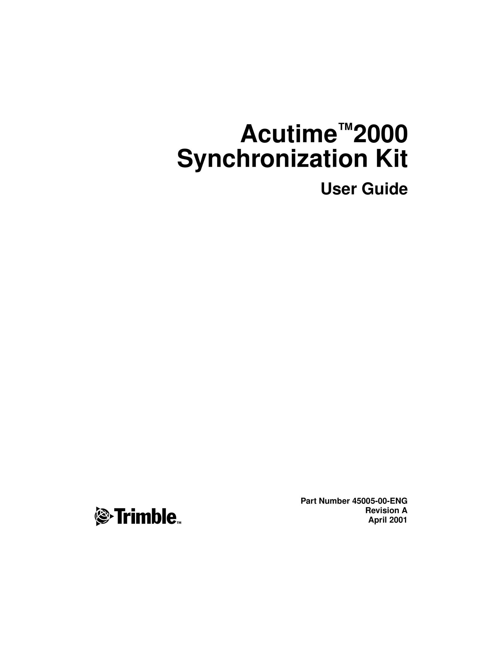 Trimble Outdoors AcutimeTM2000 Synchronization Kit TV Antenna User Manual