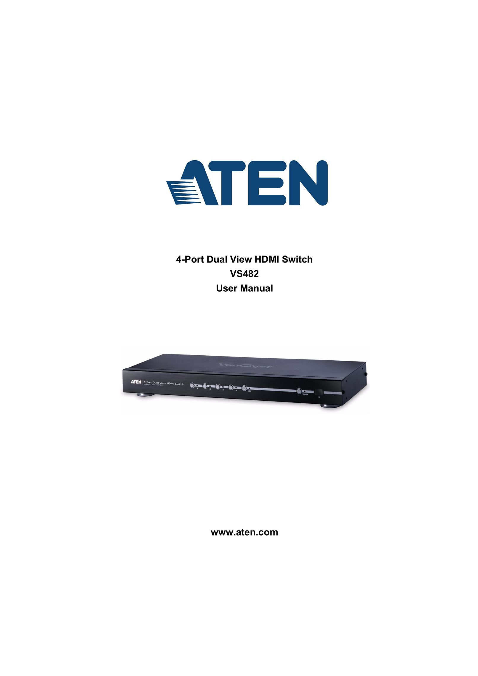 ATEN Technology 4-port dual hdmi switch TV Cables User Manual