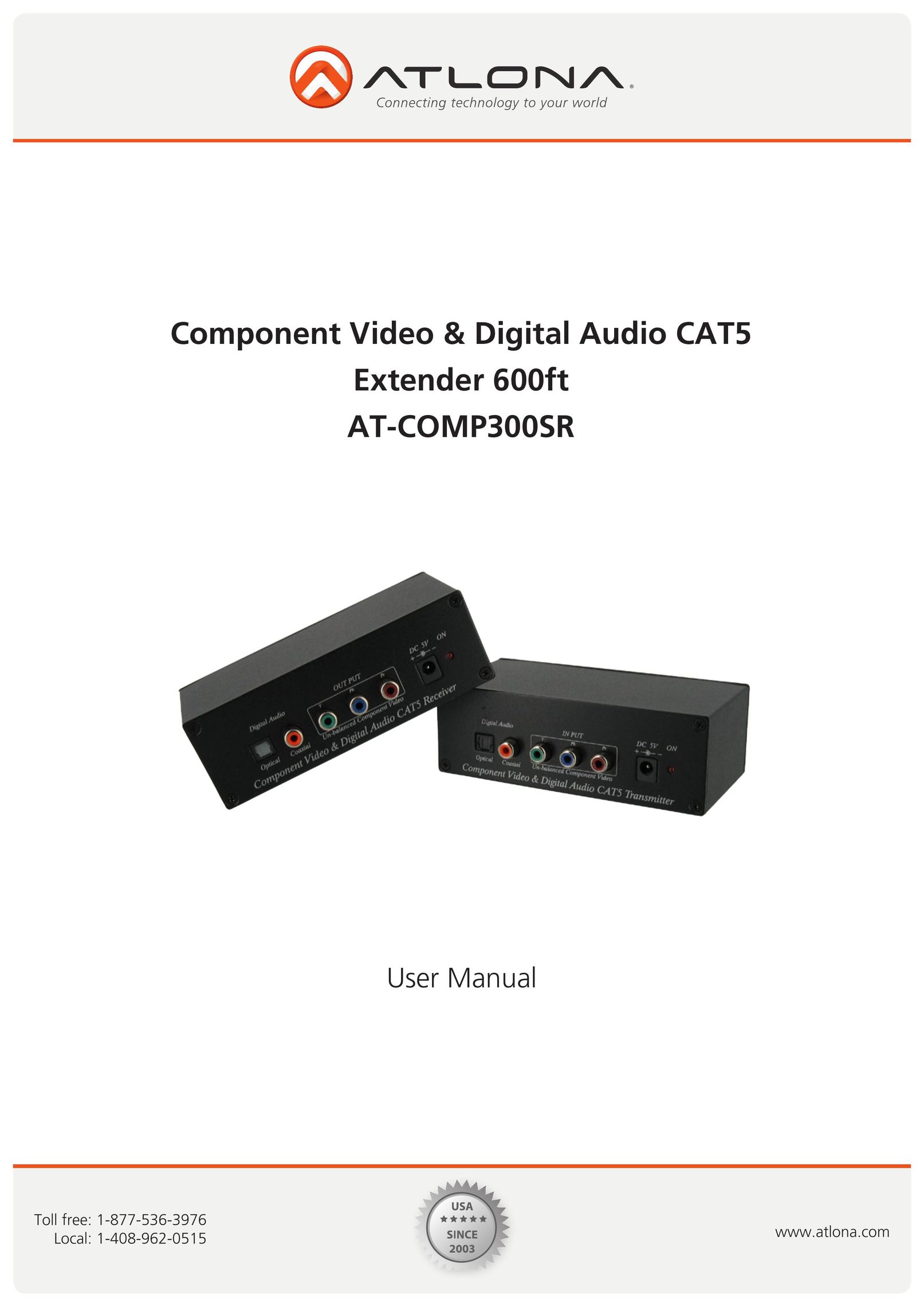 Atlona AT-COMP300SR TV Cables User Manual