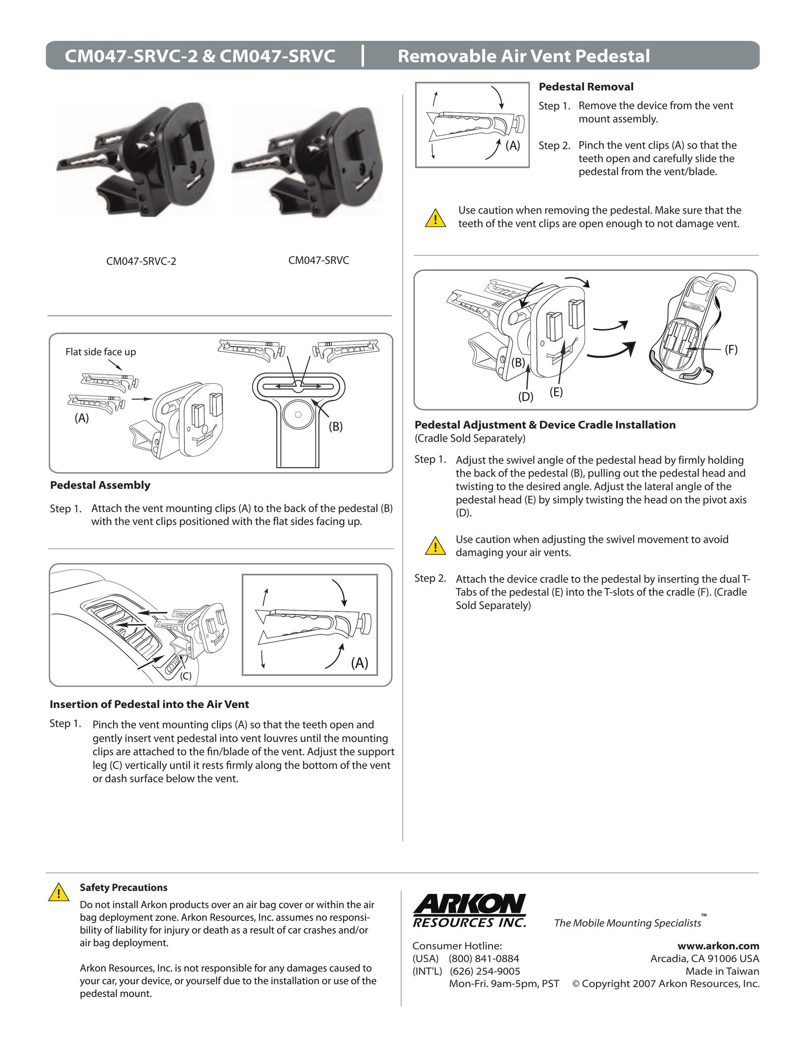 Black & Decker CM047-SRVC-2 TV Cables User Manual