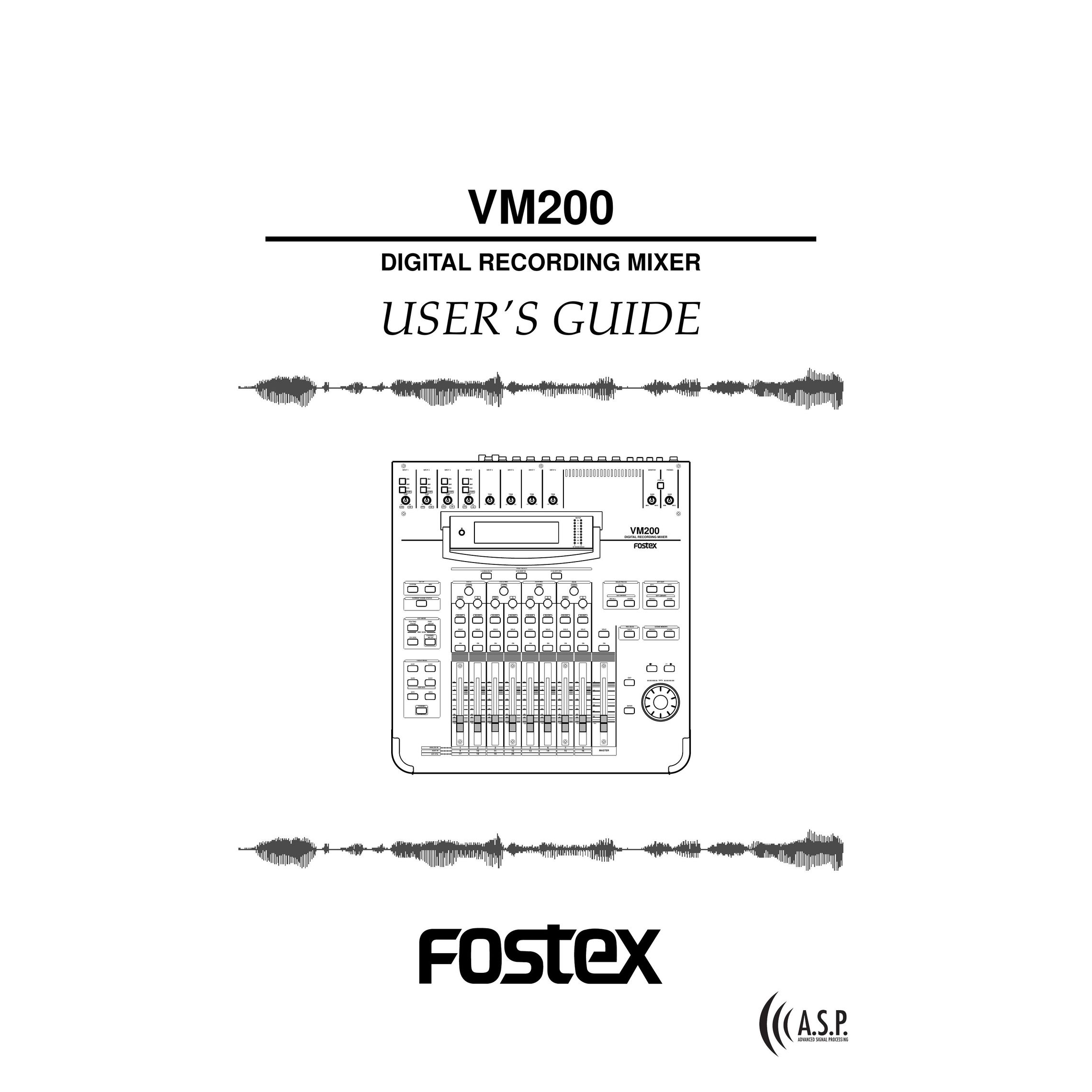 Fostex VM200 TV Cables User Manual