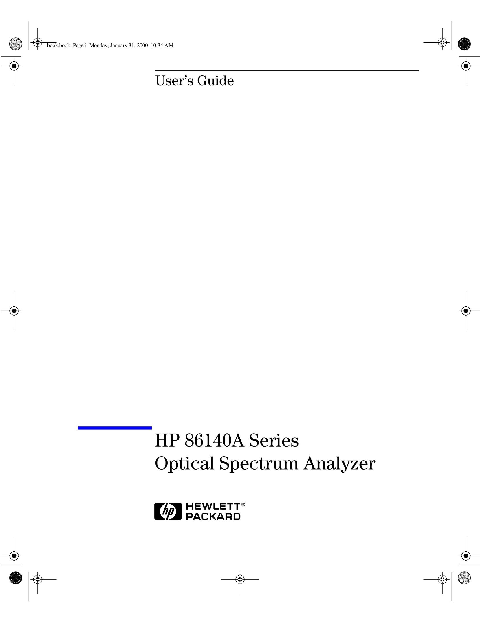 HP (Hewlett-Packard) 86140A TV Cables User Manual