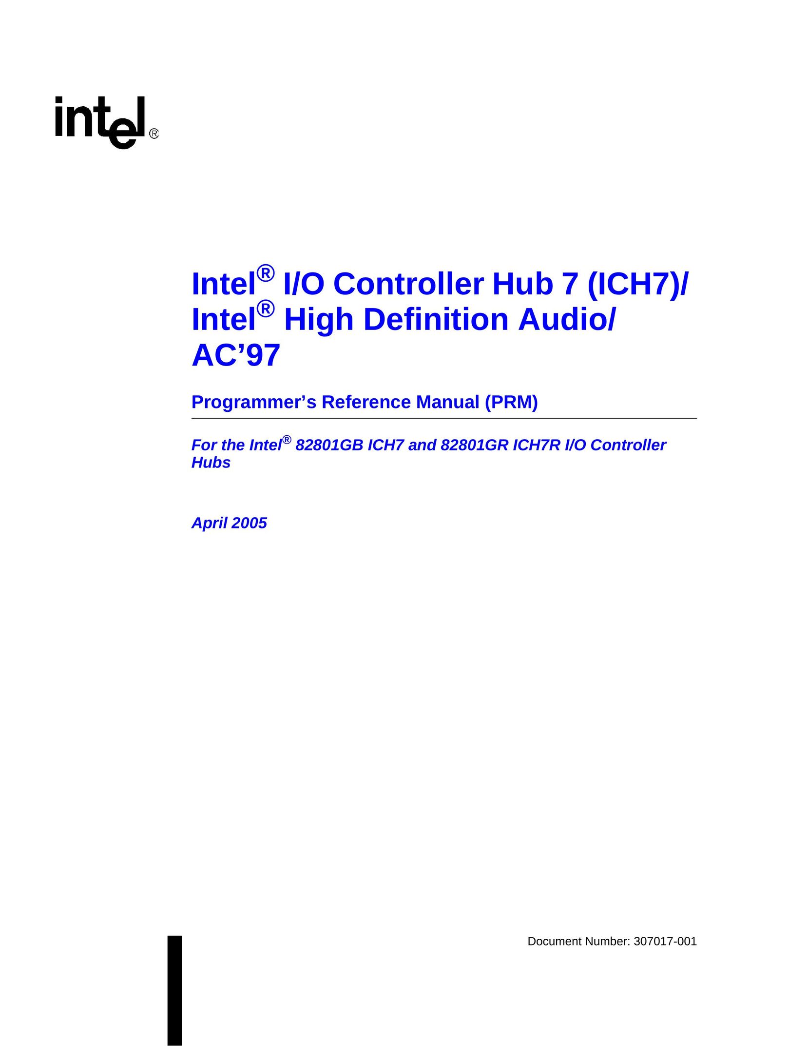 Intel 307017-001 TV Cables User Manual