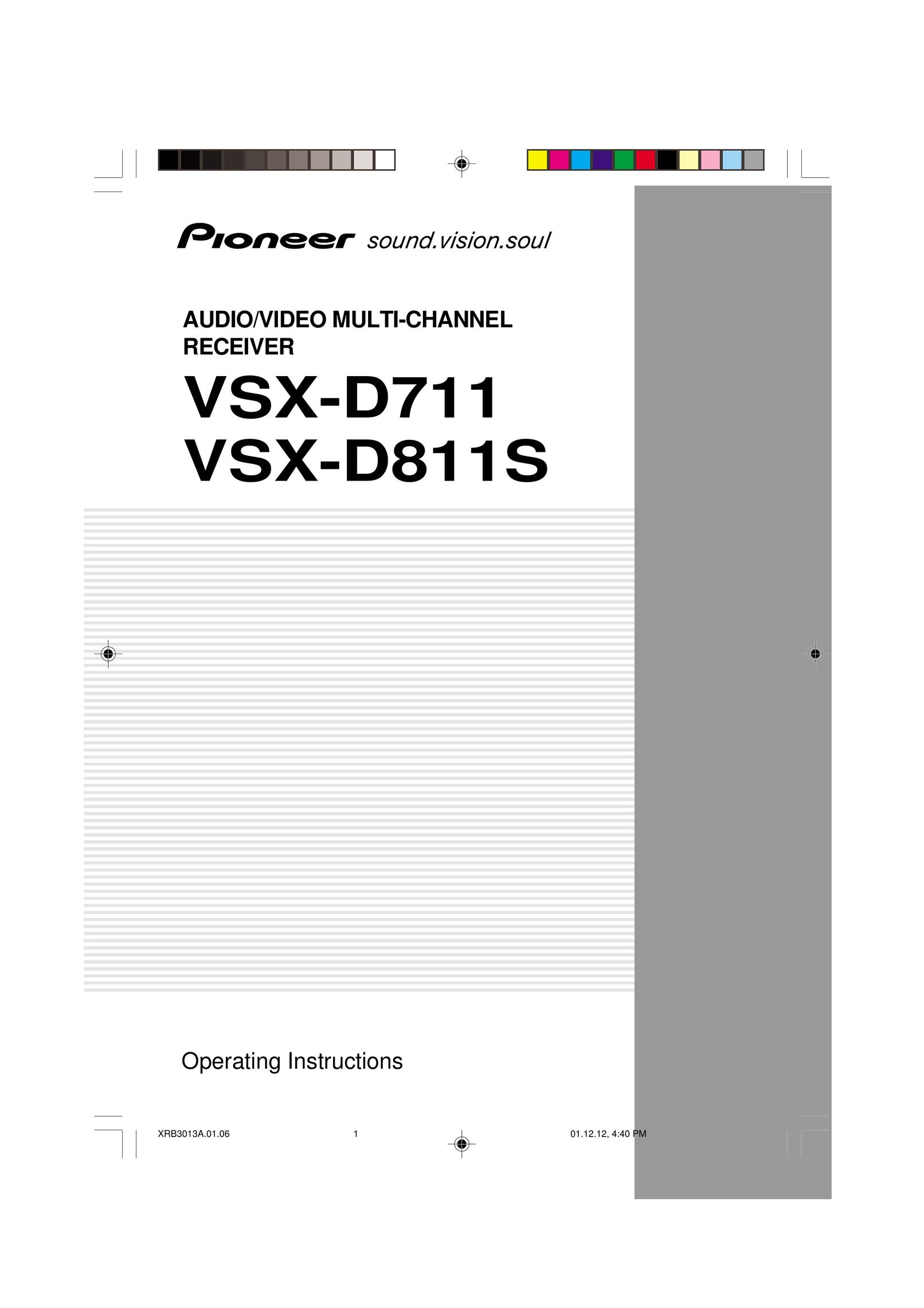 Pioneer VSX-D711 TV Cables User Manual