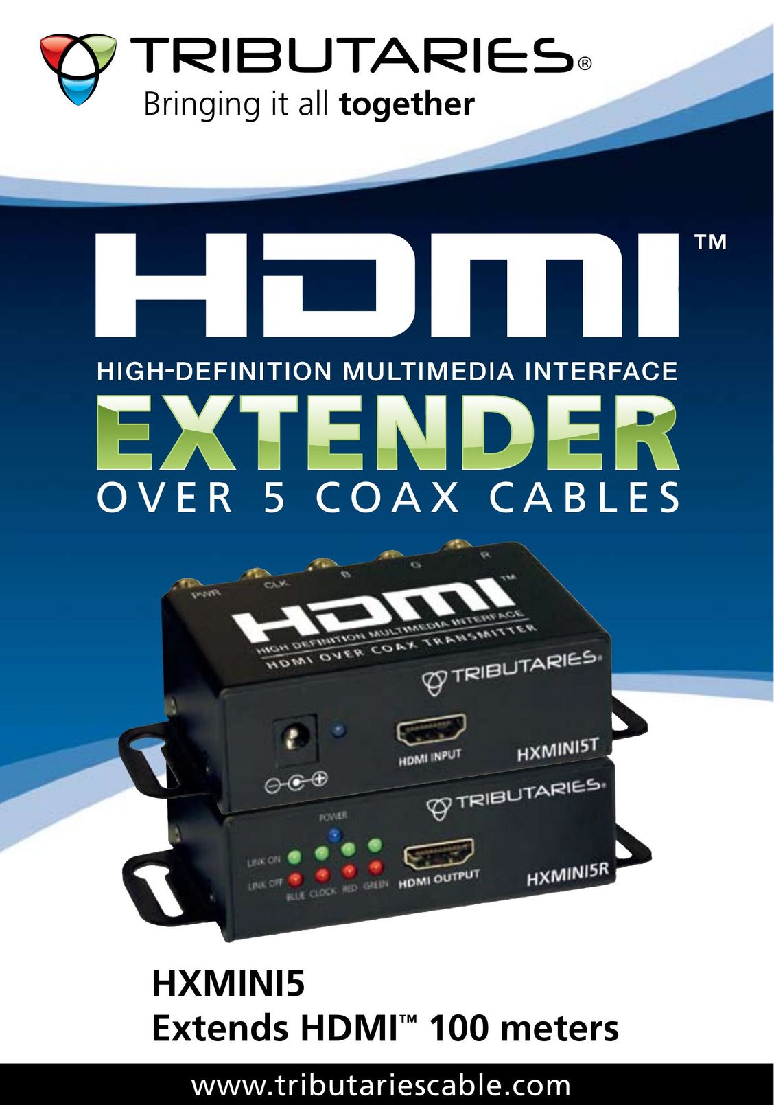 Tributaries HXMINI5 TV Cables User Manual