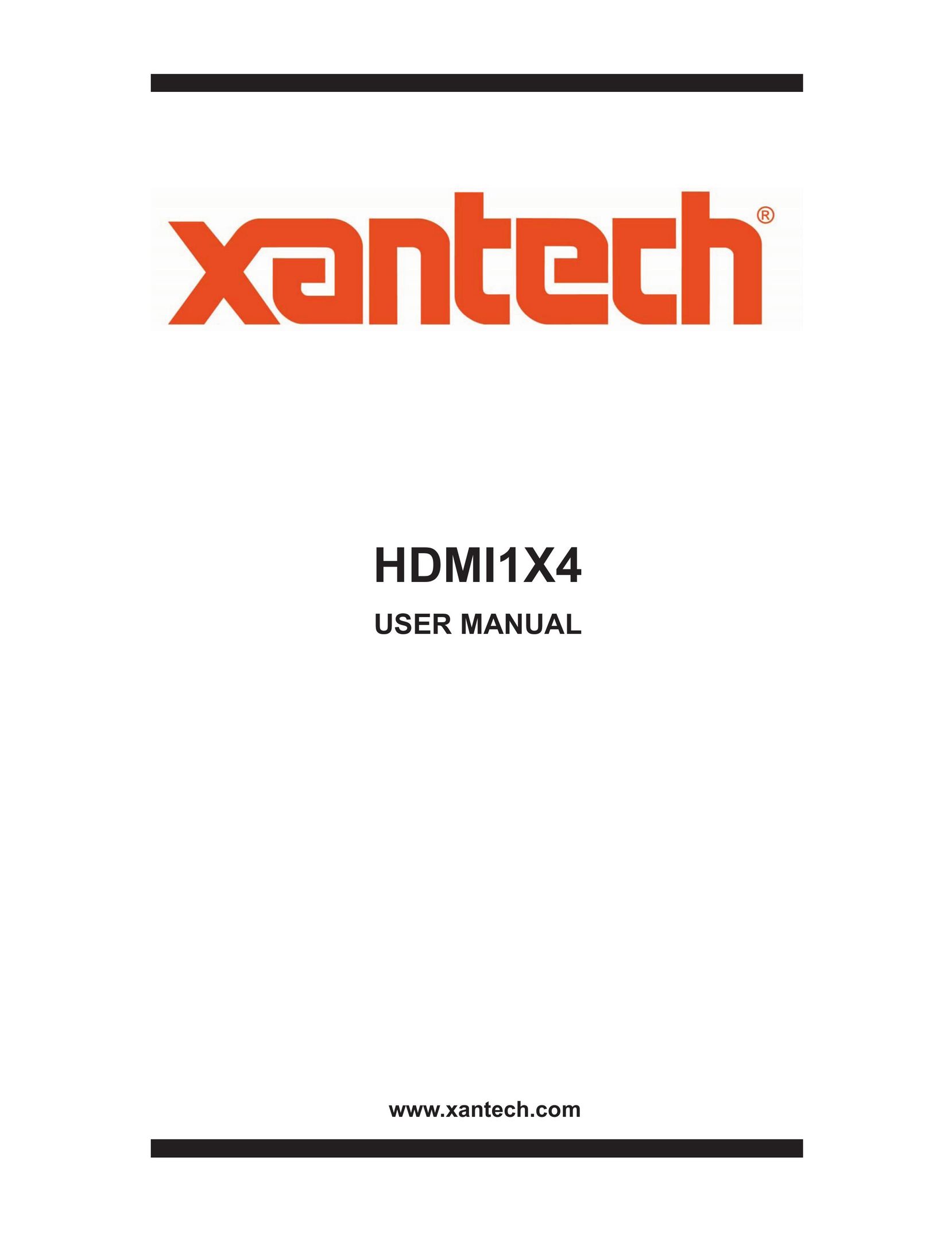 Xantech HDMI1X4 TV Cables User Manual