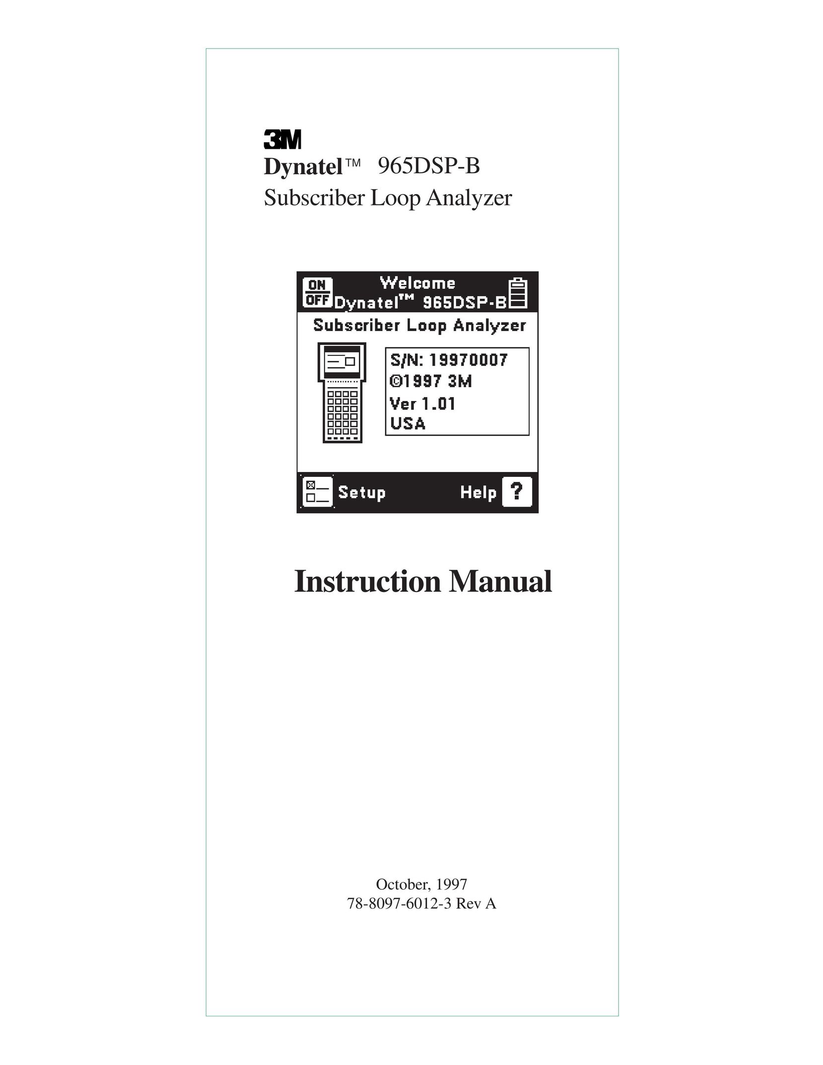 3M 965DSP-B TV Converter Box User Manual