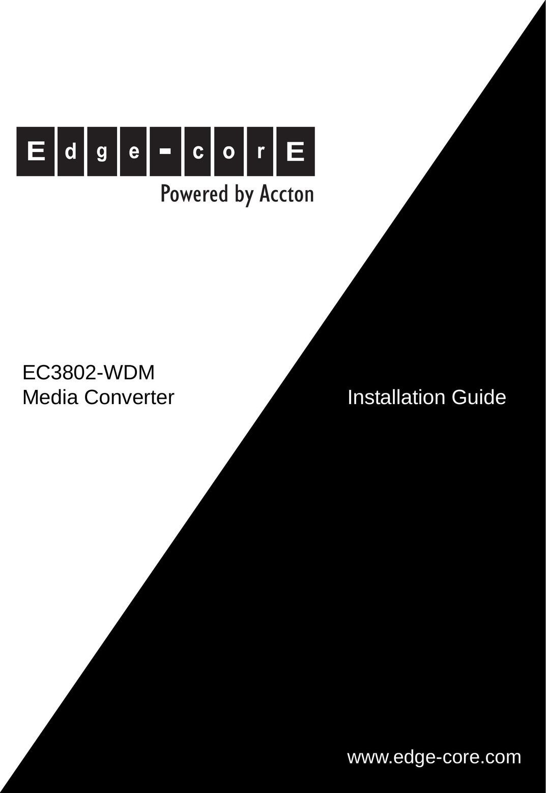 Accton Technology EC3802-WDM TV Converter Box User Manual