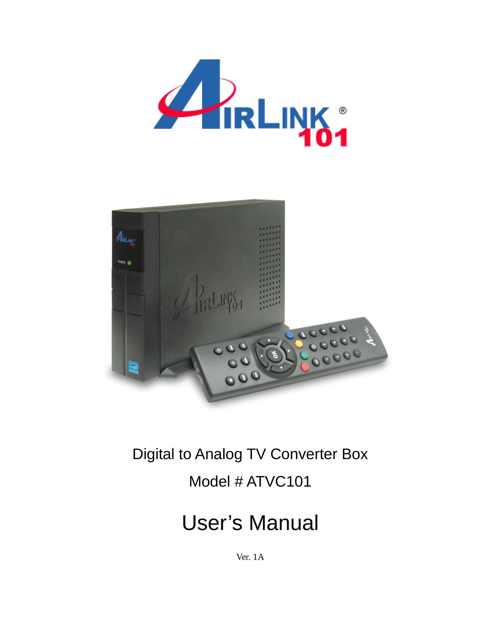 Airlink101 ATVC101 TV Converter Box User Manual
