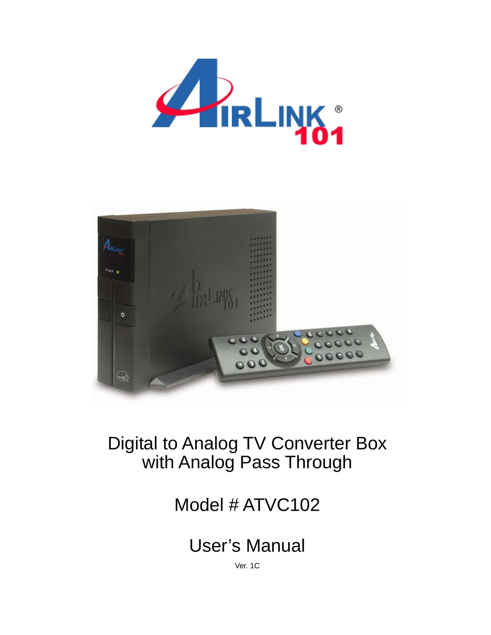 Airlink101 ATVC102 TV Converter Box User Manual