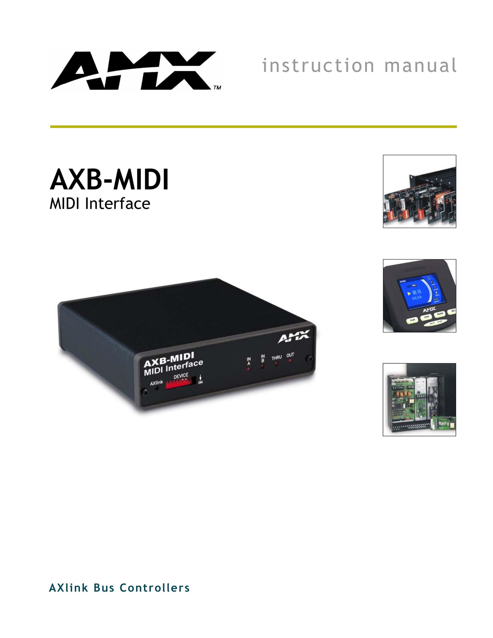 AMX AXB-MIDI TV Converter Box User Manual