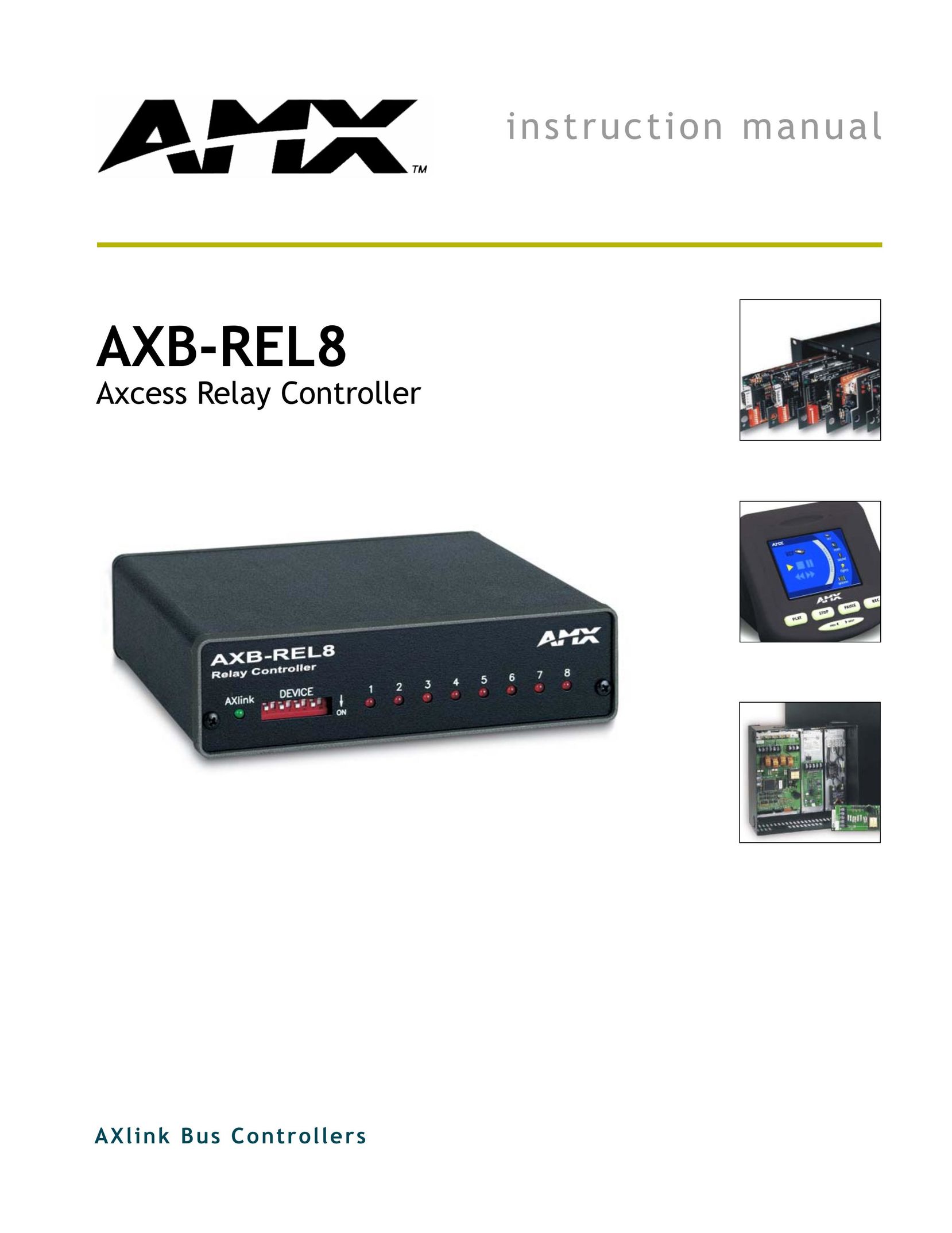 AMX AXB-REL8 TV Converter Box User Manual