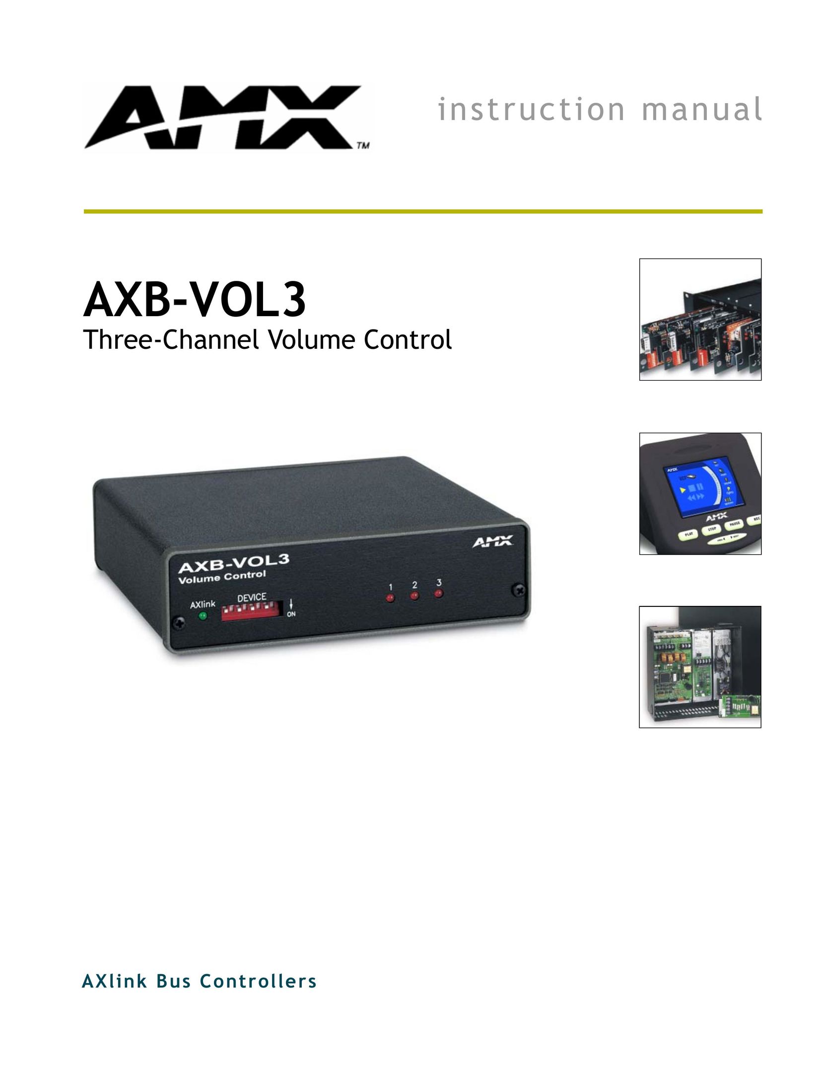 AMX AXB-VOL3 TV Converter Box User Manual