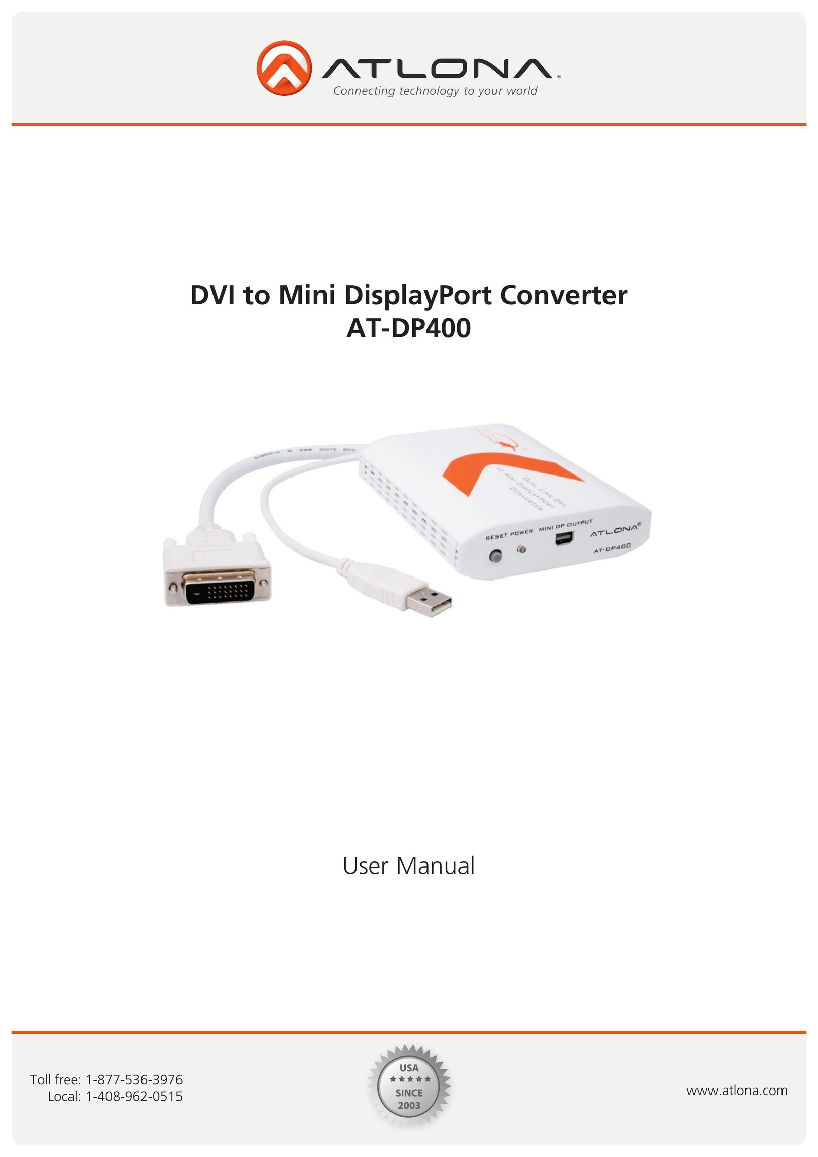 Atlona At-DP400 TV Converter Box User Manual