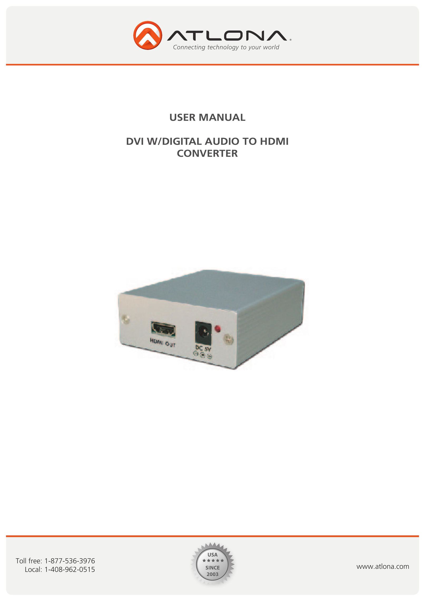 Atlona CP-268 TV Converter Box User Manual