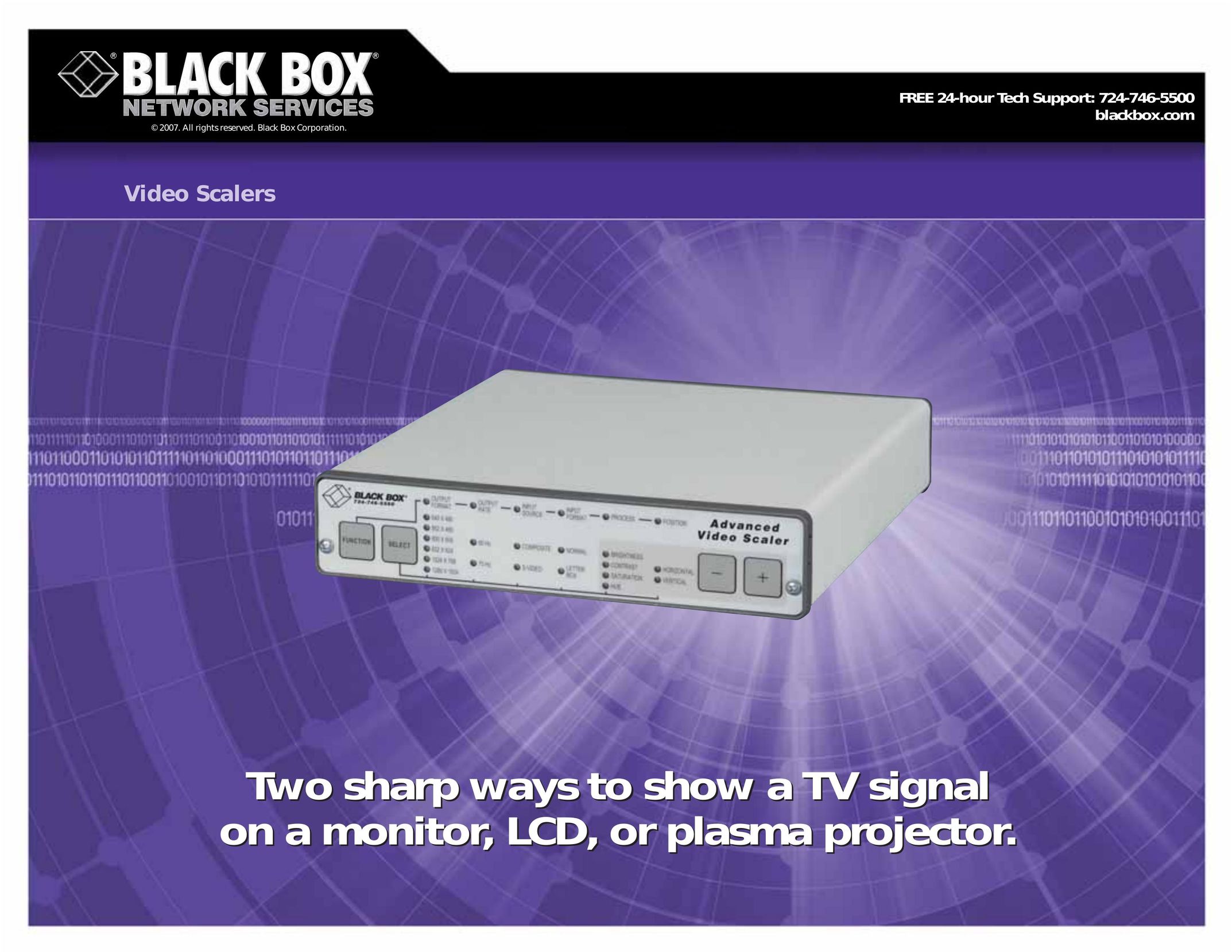 Black Box AC215A TV Converter Box User Manual