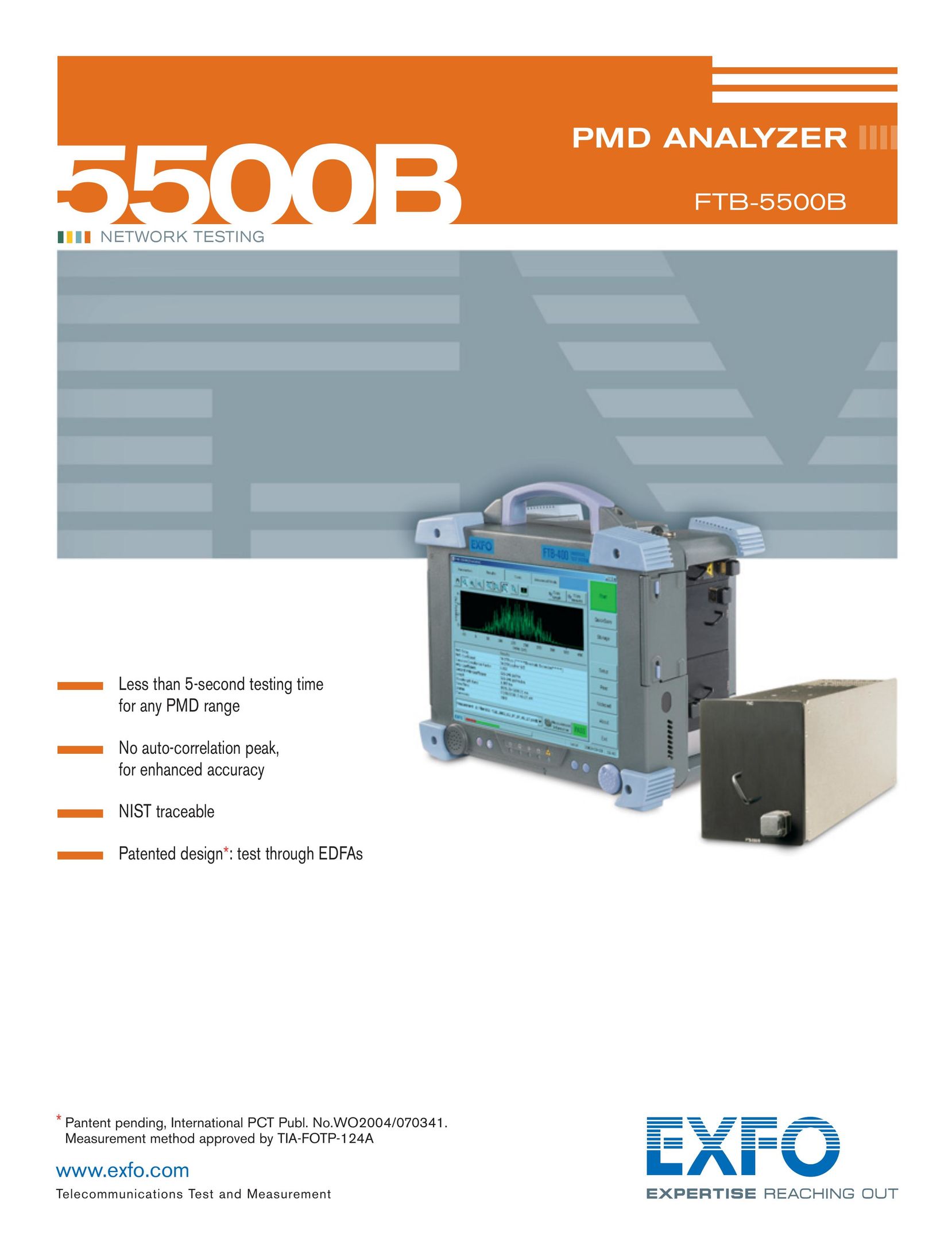 EXFO Photonic Solutions Div. 5500B TV Converter Box User Manual