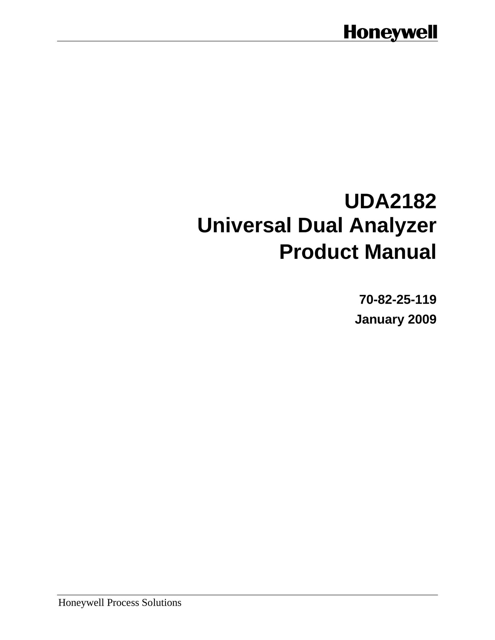 Honeywell UDA2182 TV Converter Box User Manual