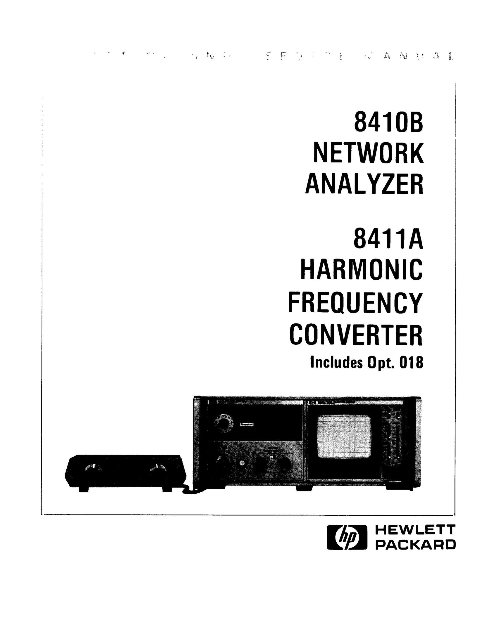 HP (Hewlett-Packard) 8410B TV Converter Box User Manual