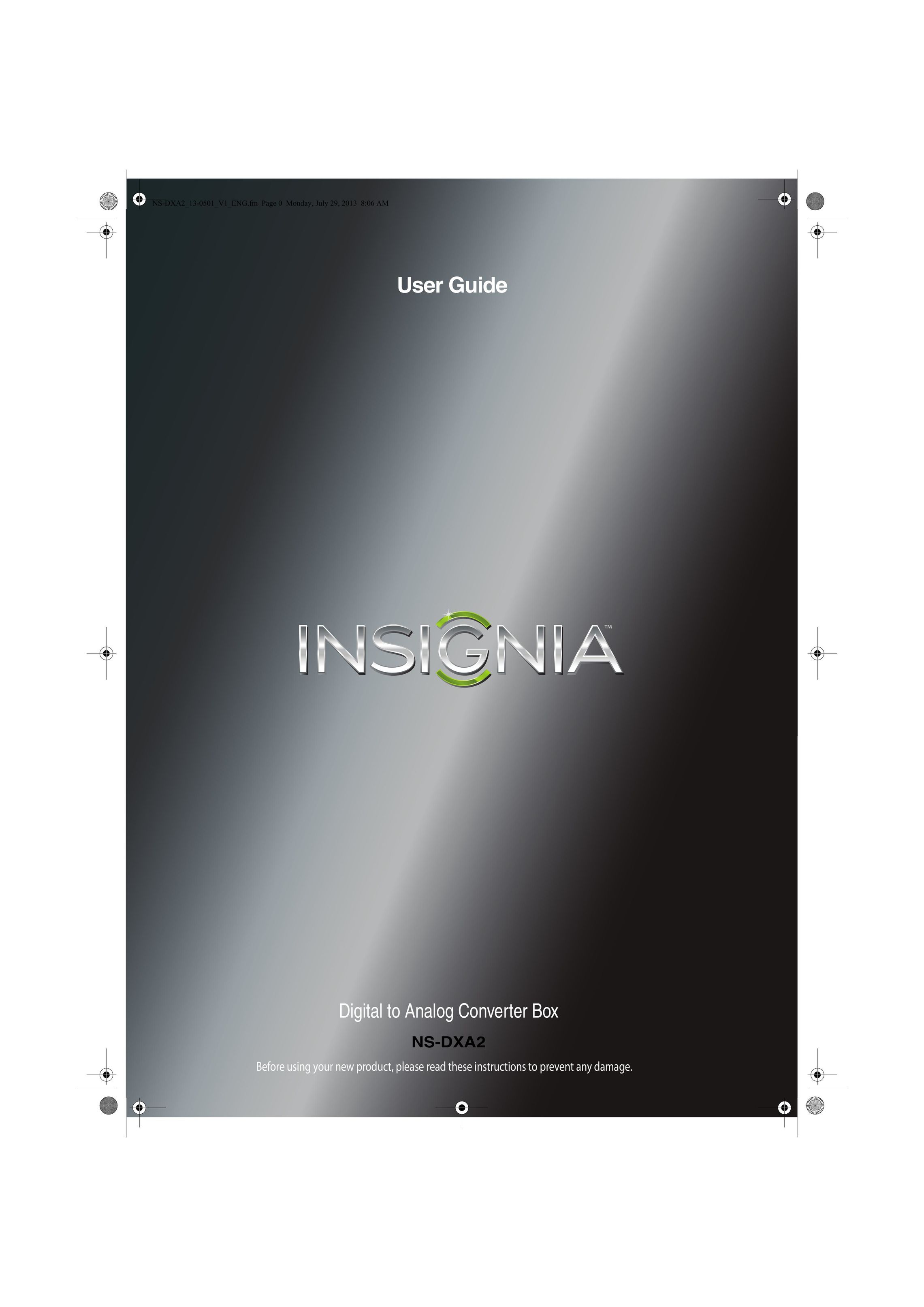 Insignia NX-DXA2 TV Converter Box User Manual
