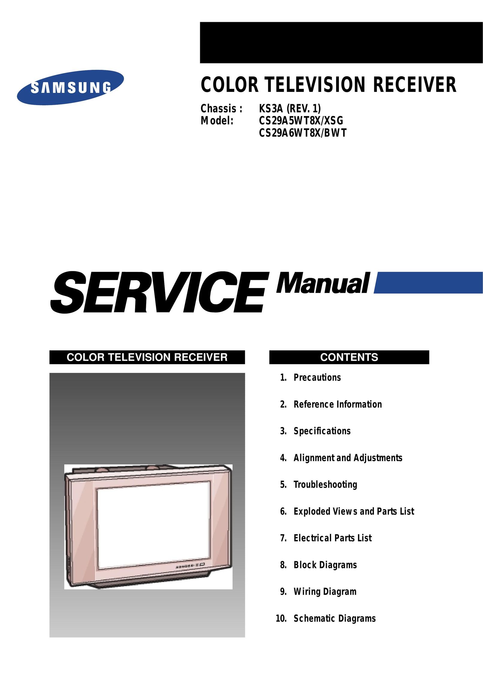 Samsung CS29A5WT8X/XSG TV Converter Box User Manual