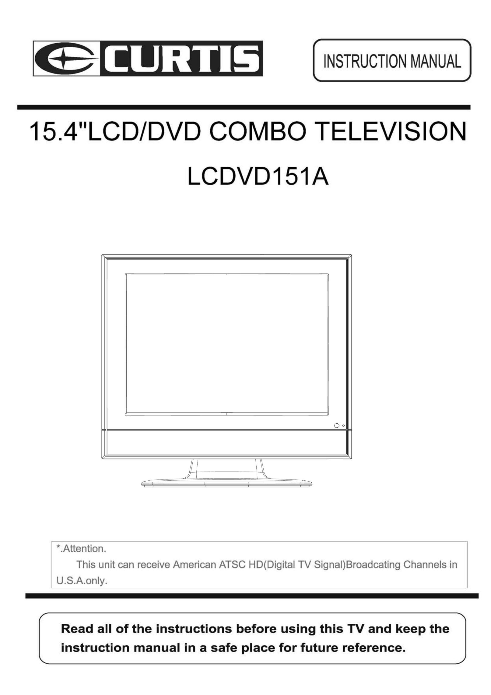 AB Soft LCDVD151A TV DVD Combo User Manual