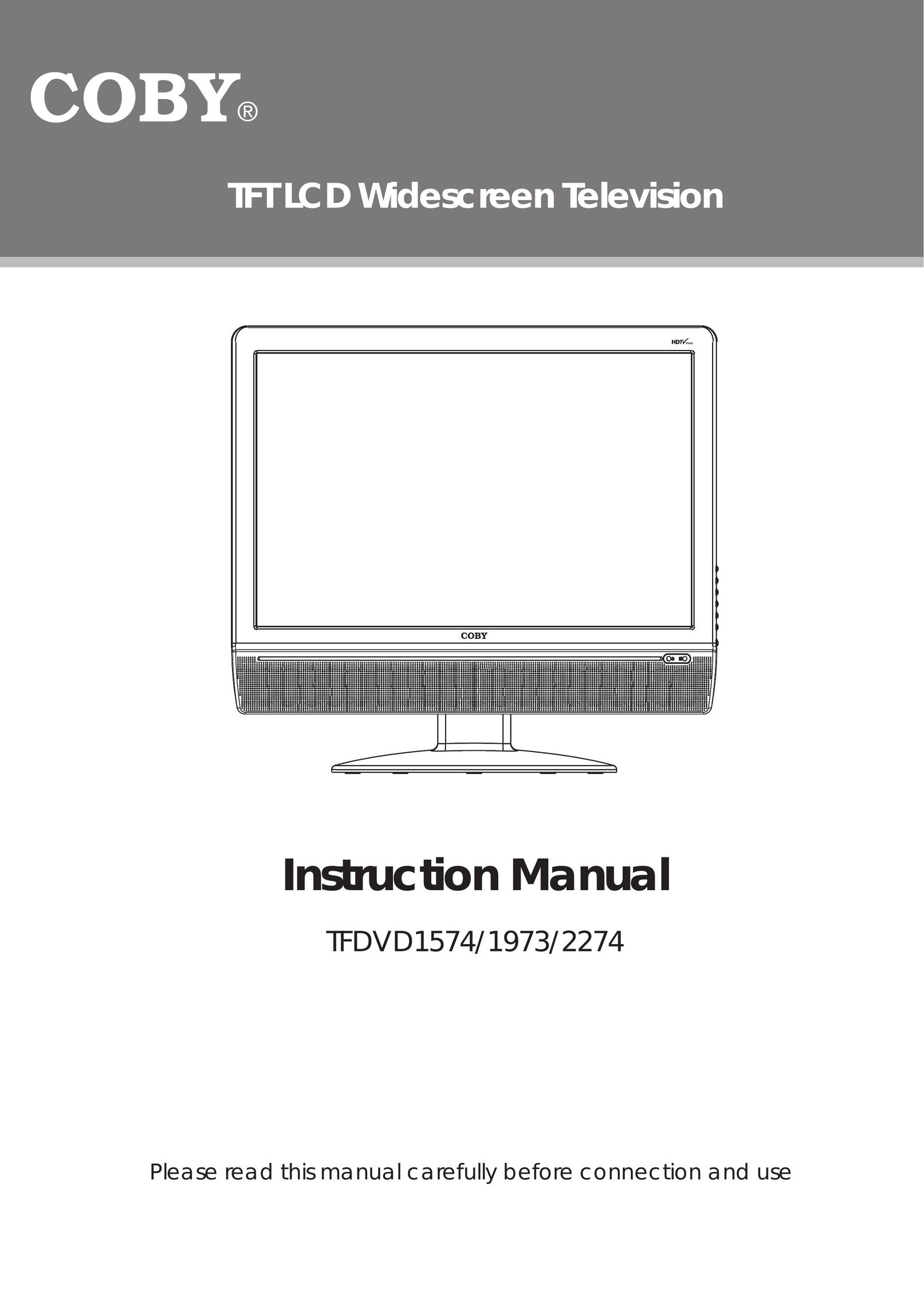 COBY electronic TFDVD2274 TV DVD Combo User Manual