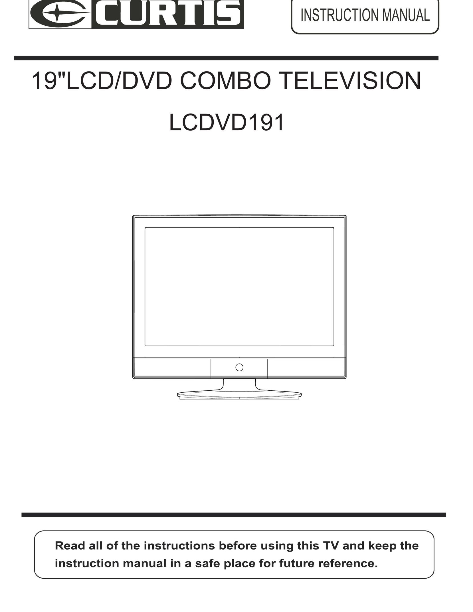 Curtis LCDVD191 TV DVD Combo User Manual