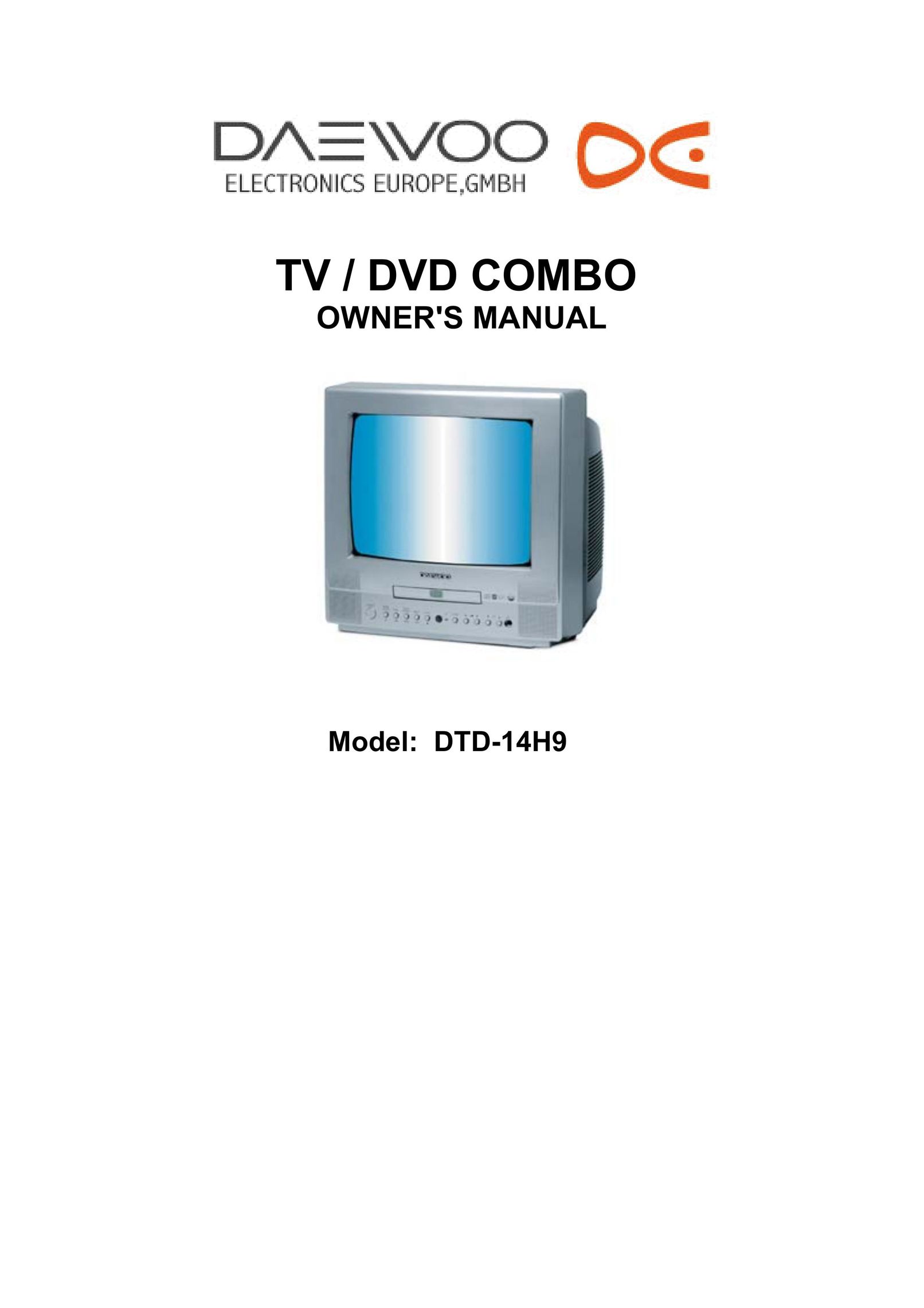 Daewoo DTD-14H9 TV DVD Combo User Manual