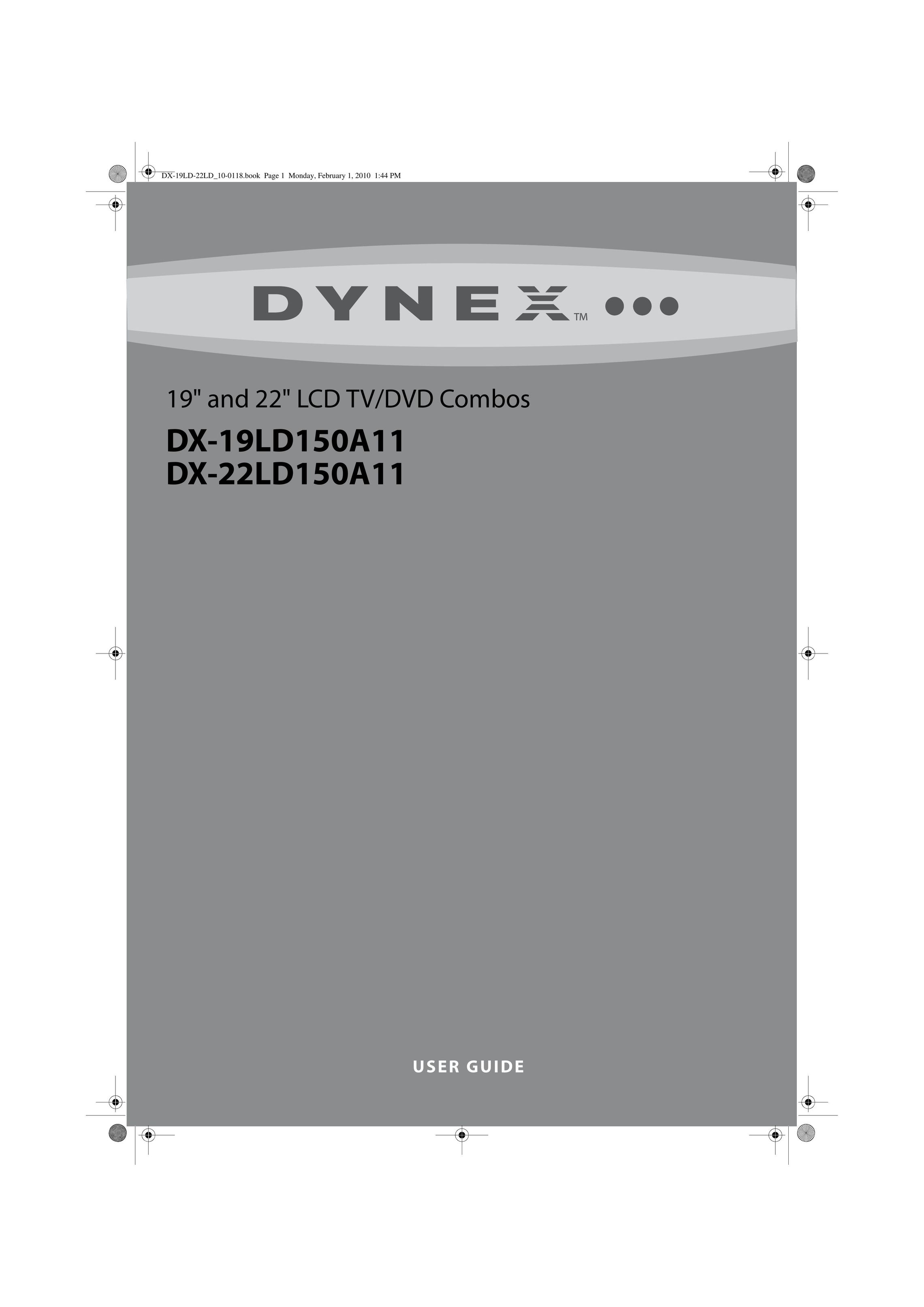 Dynex DX-22LD150A11 TV DVD Combo User Manual