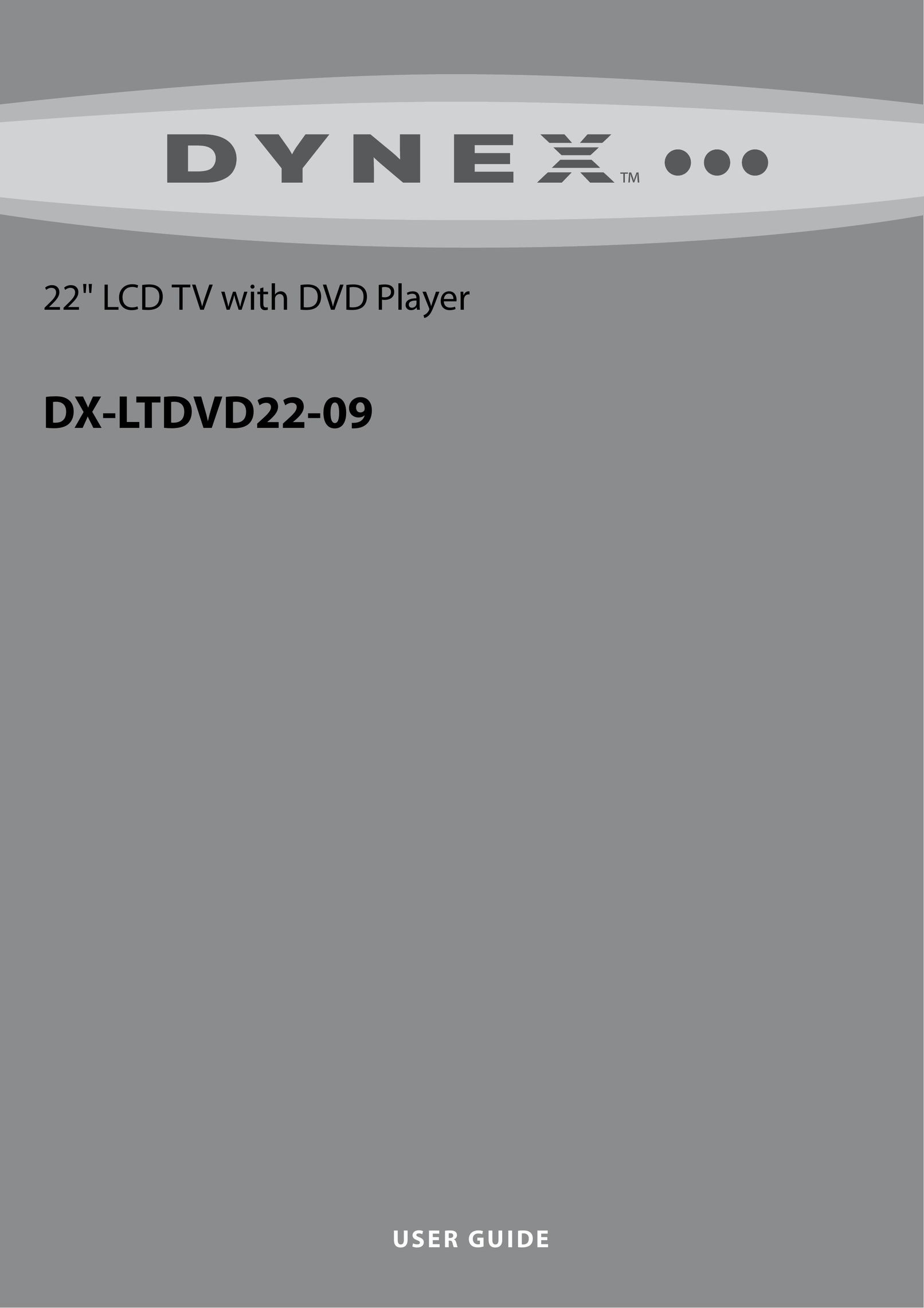 Dynex DX-LTDVD22-09 TV DVD Combo User Manual