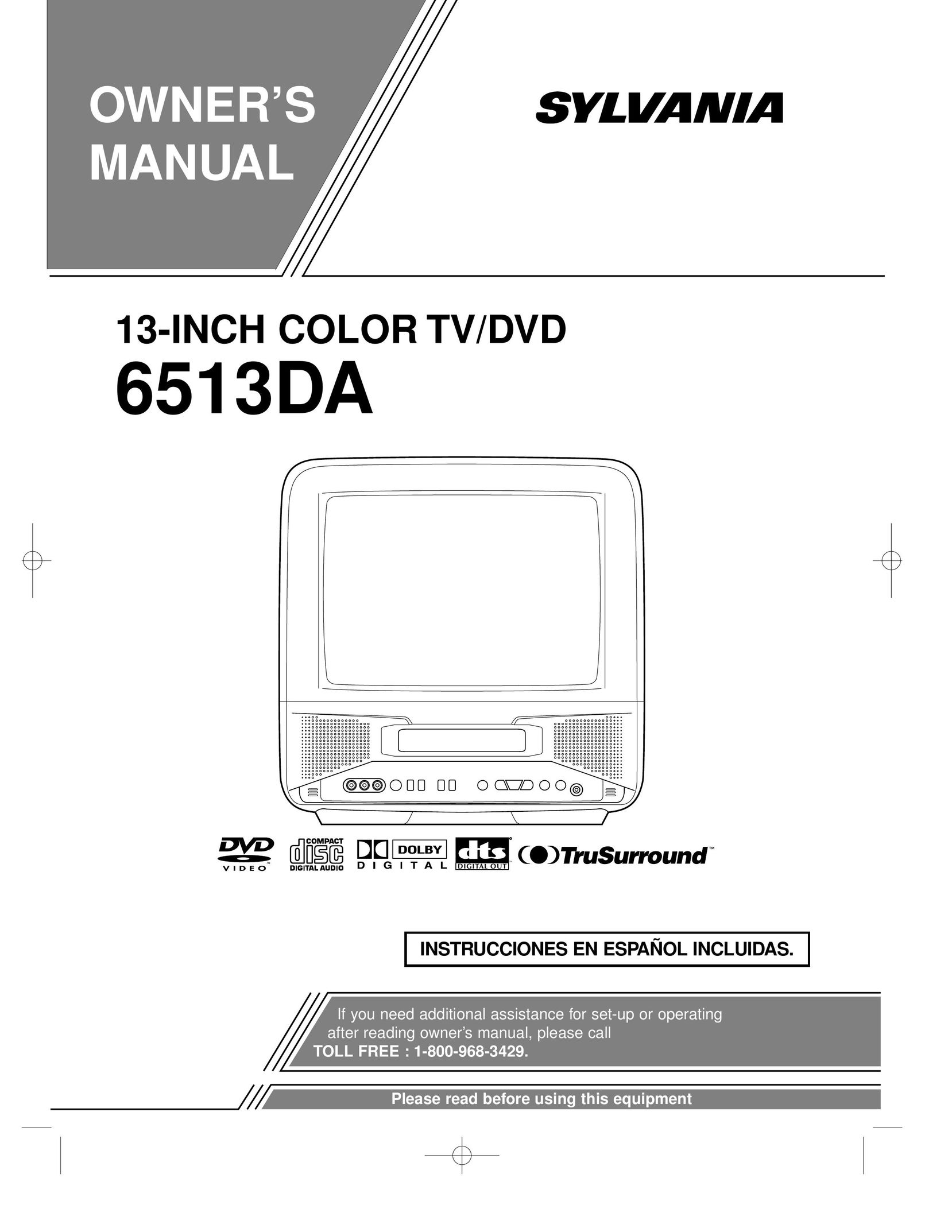FUNAI 6513DA TV DVD Combo User Manual