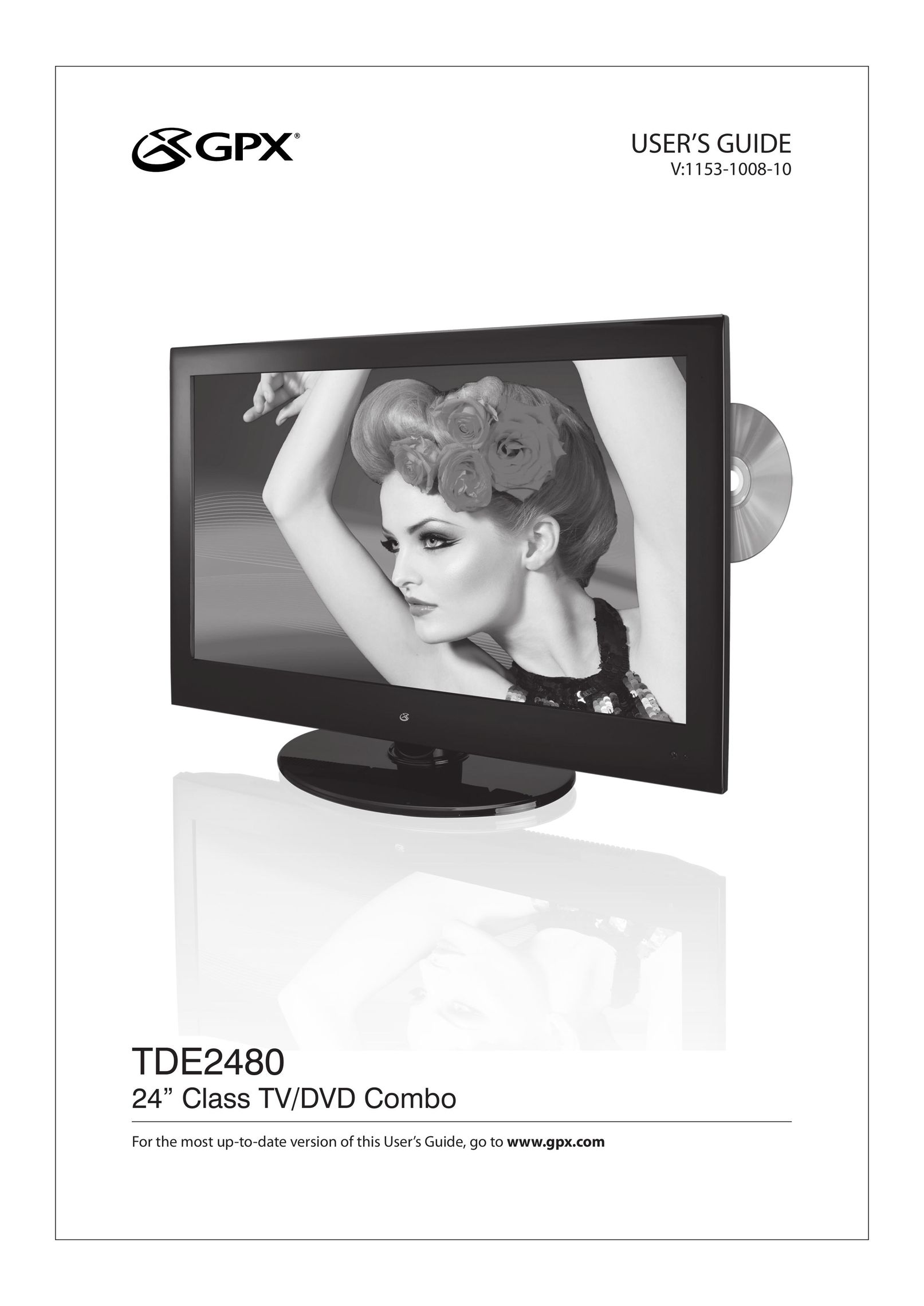 GPX TDE2480 TV DVD Combo User Manual