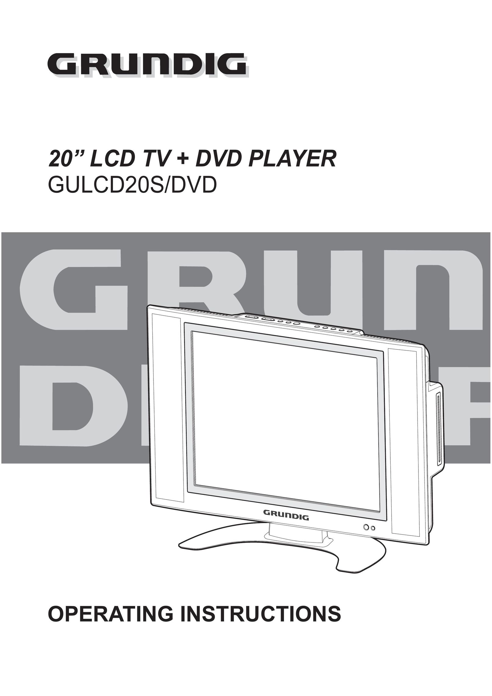 Grundig GULCD20S/DVD TV DVD Combo User Manual