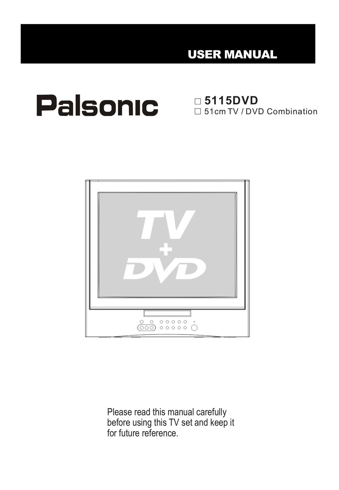 Haier 5115DVD TV DVD Combo User Manual