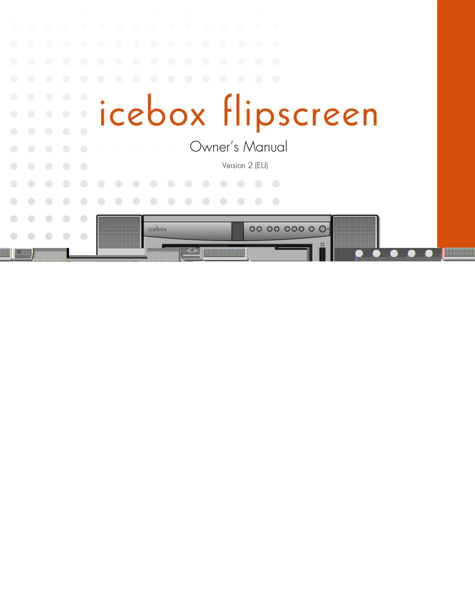 iCEBOX iBOX flipscreen TV DVD Combo User Manual