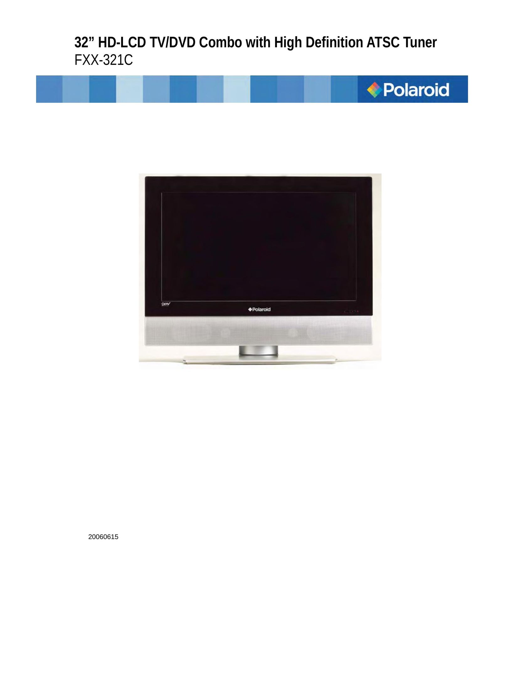Polaroid FXX-321C TV DVD Combo User Manual