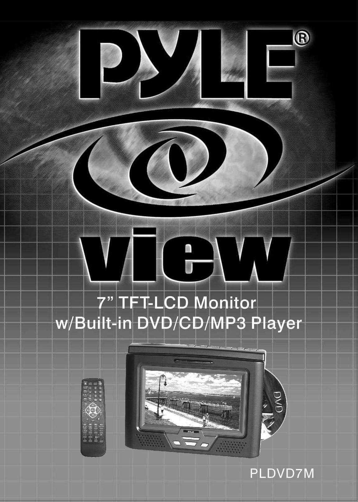 PYLE Audio PLDVD7M TV DVD Combo User Manual