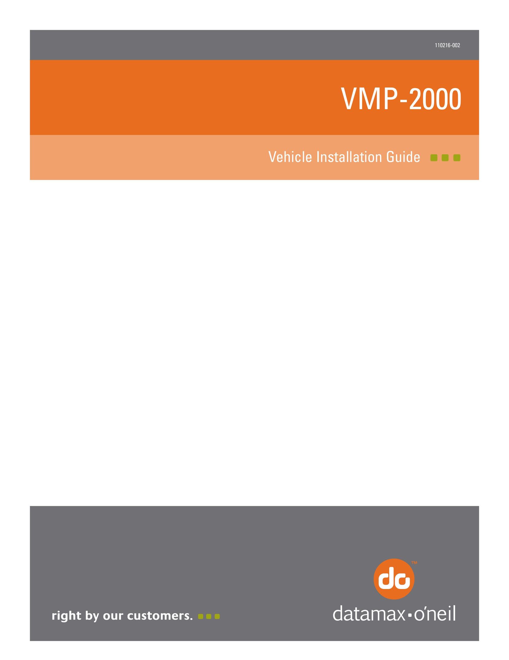 Datamax VMP-2000 TV Mount User Manual