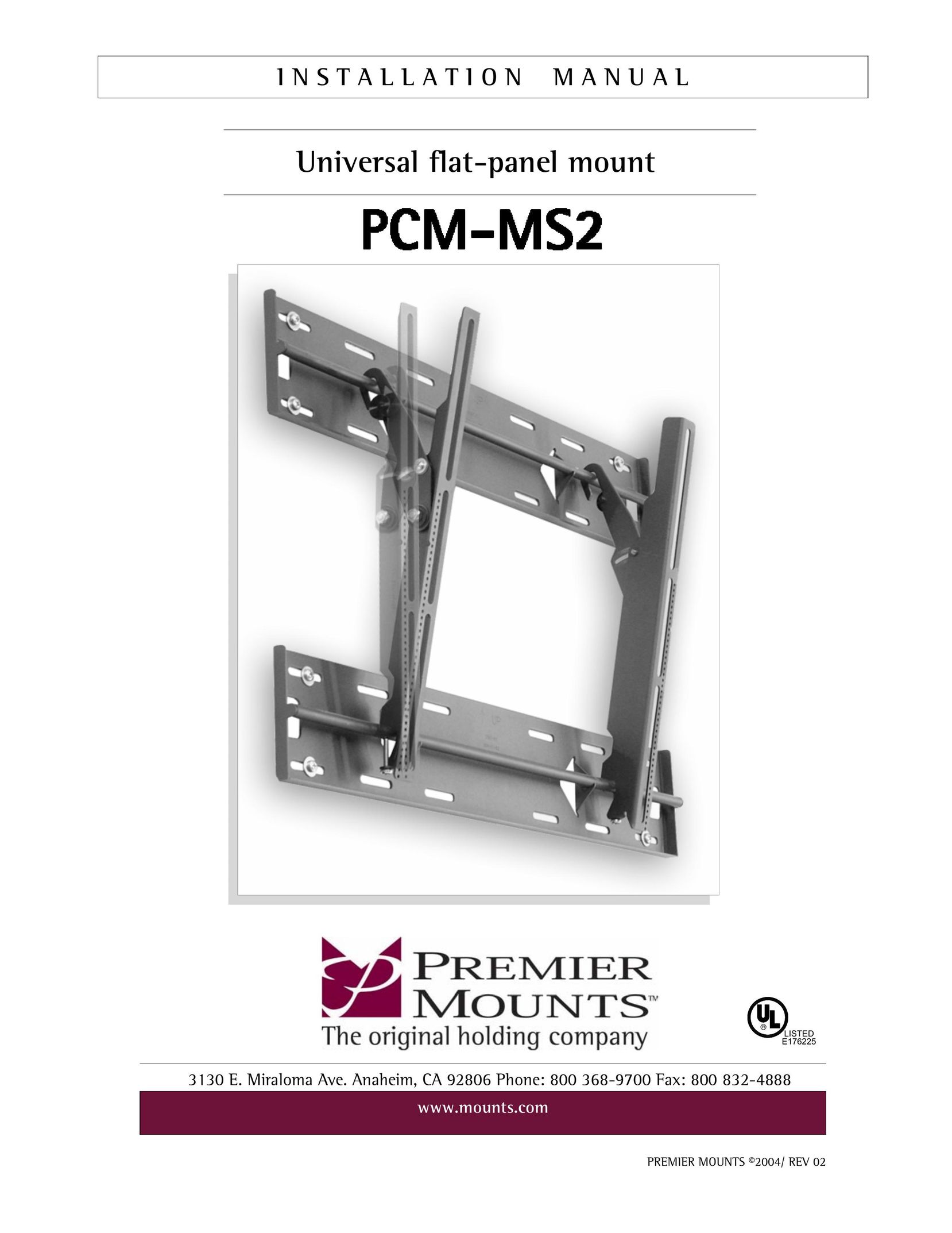 LG Electronics PCM-MS2 TV Mount User Manual