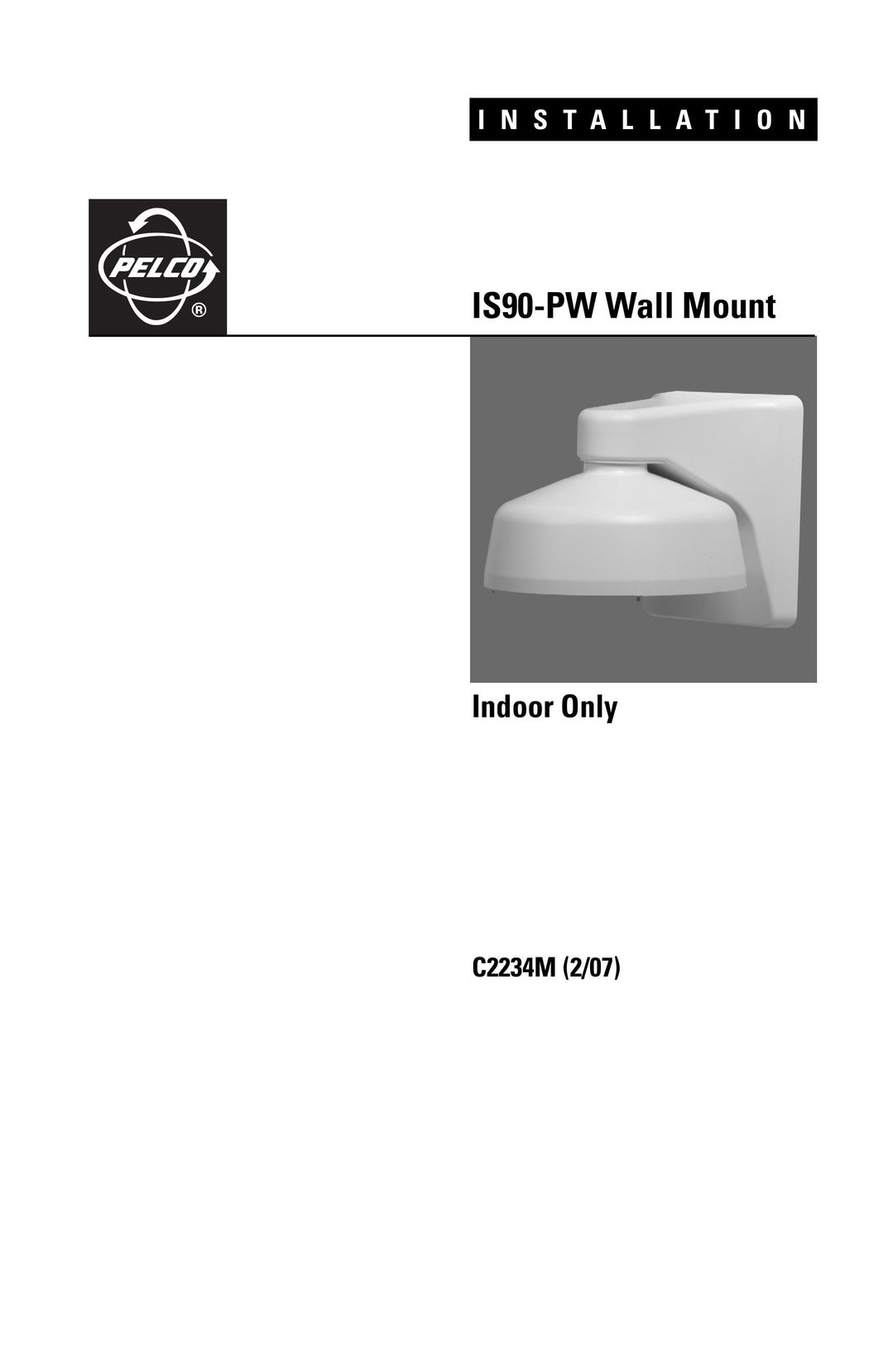 Pelco C2234M TV Mount User Manual