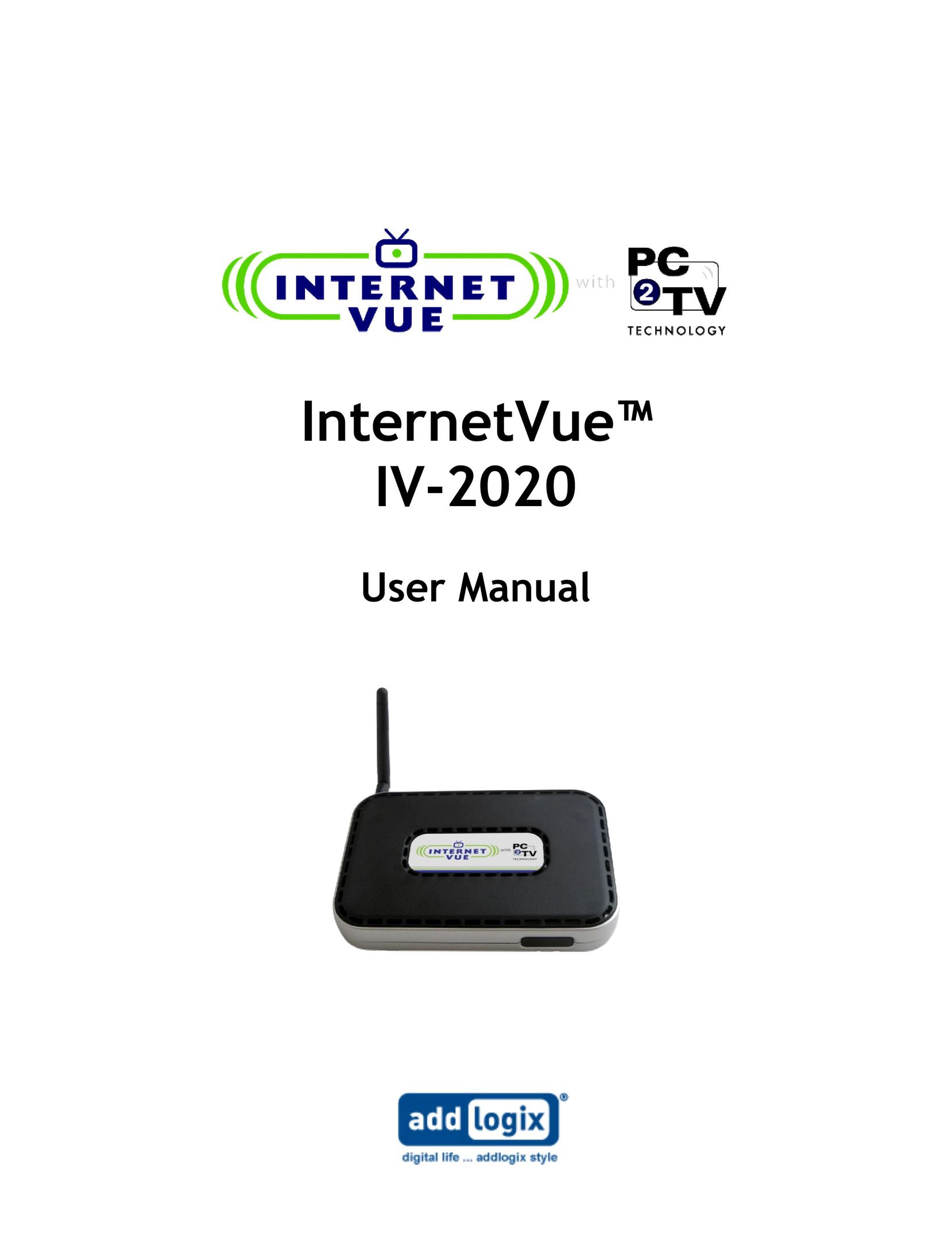 Addlogix IV-2020 TV Receiver User Manual