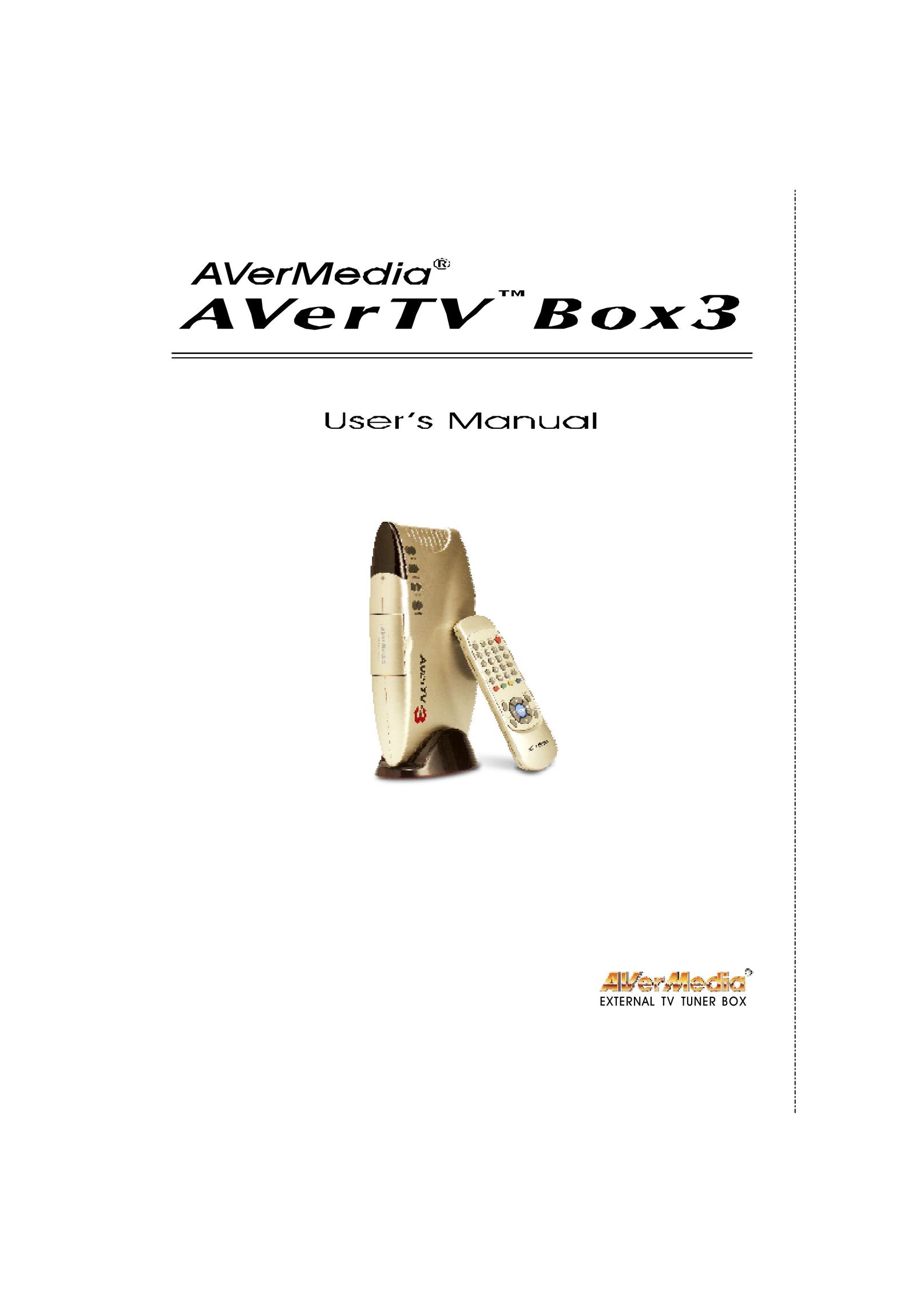 AVerMedia Technologies TV TUNER BOX TV Receiver User Manual