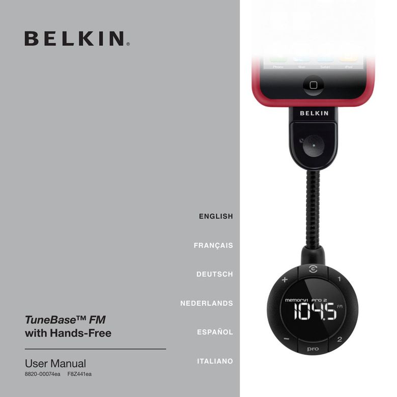 Belkin 8820-00074ea	 F8Z441ea TV Receiver User Manual