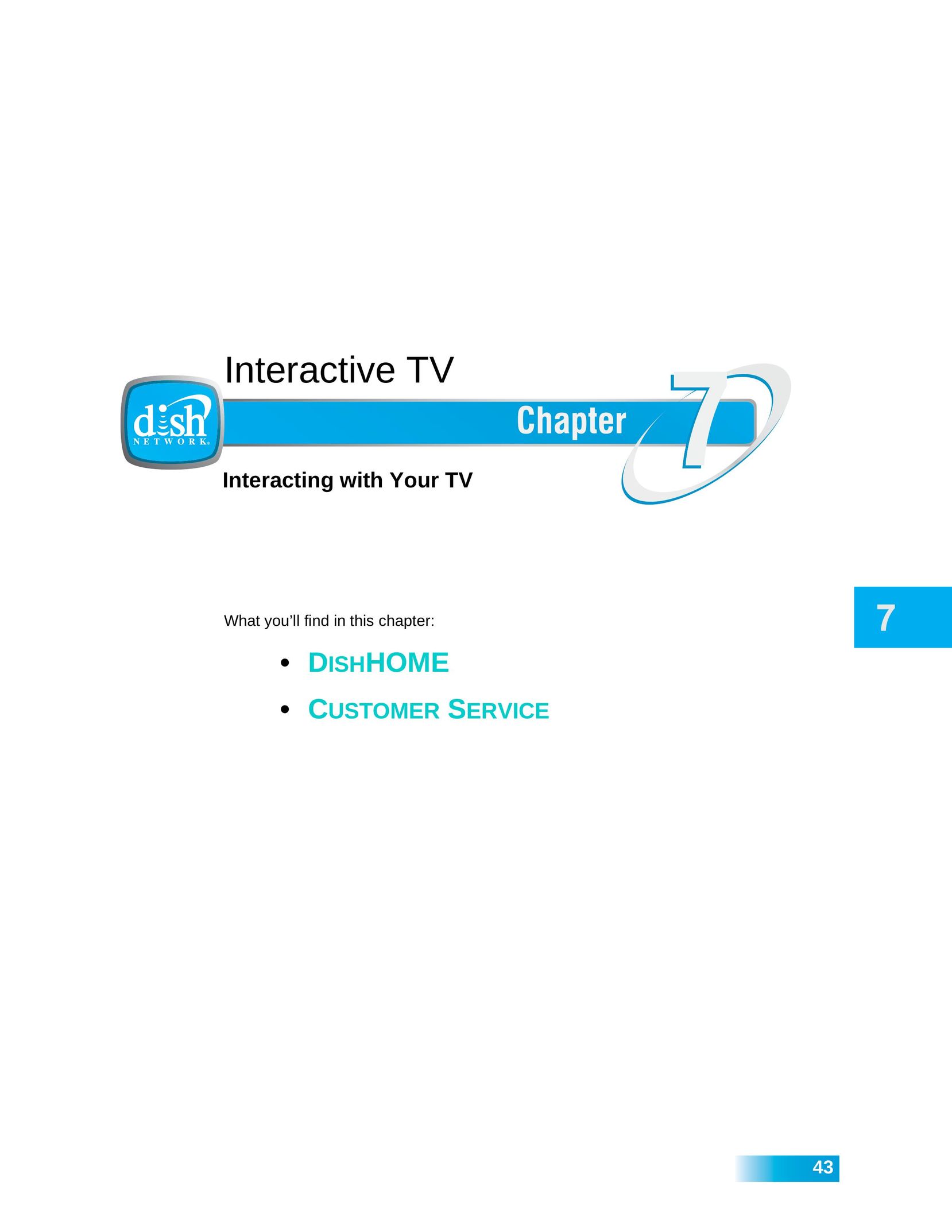 Dish Network Interactive TV TV Receiver User Manual