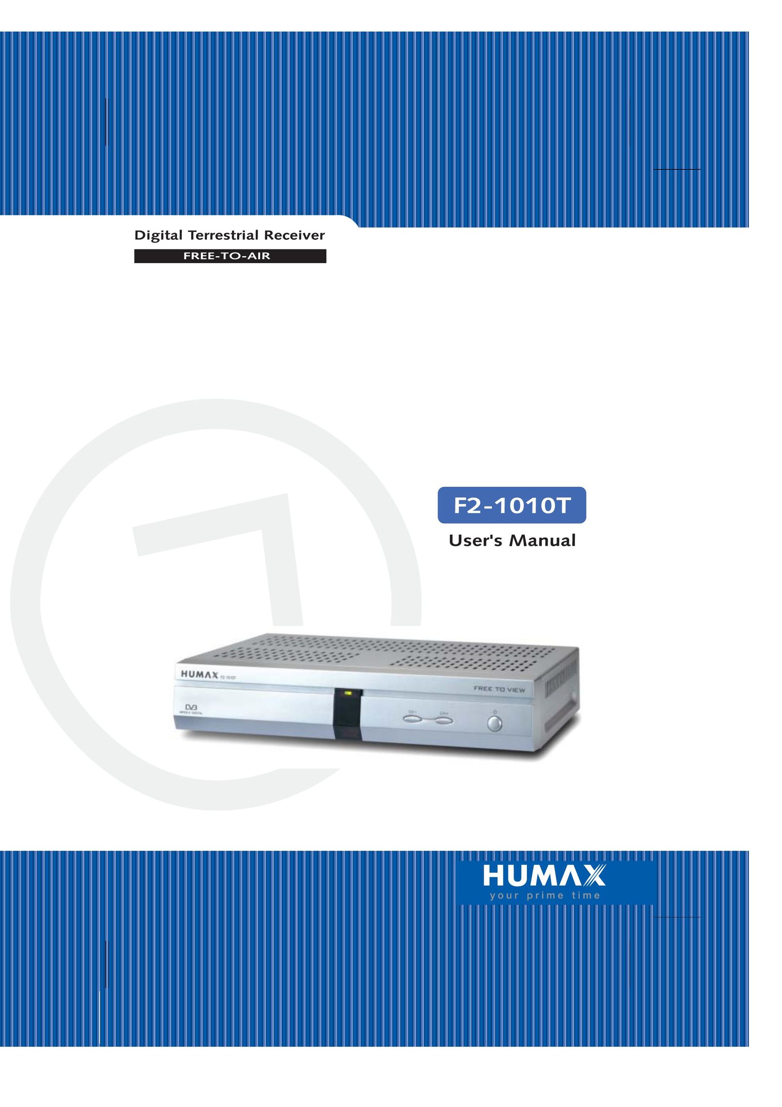 Humax F2-1010T TV Receiver User Manual