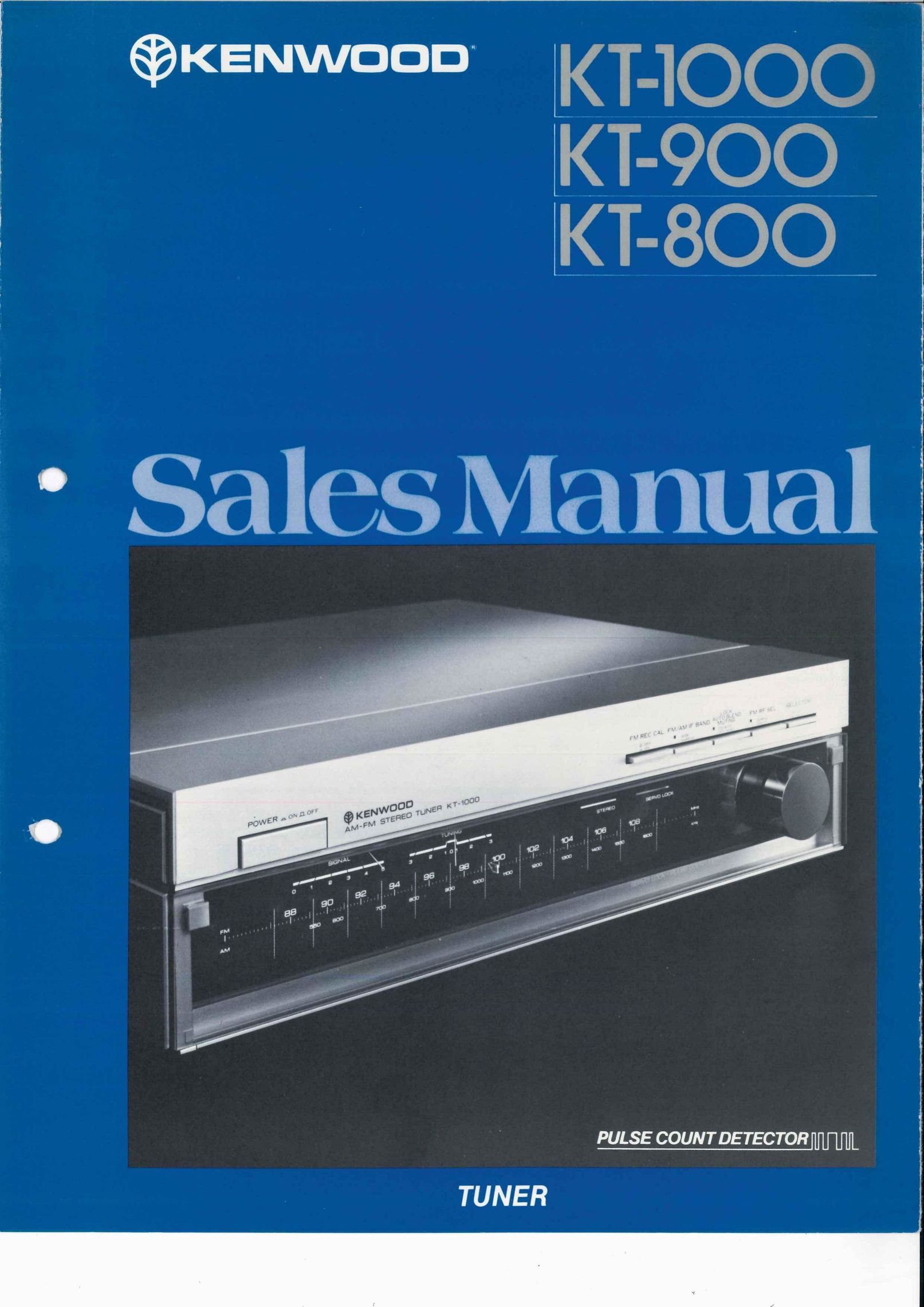 Kenwood KT-1000 TV Receiver User Manual