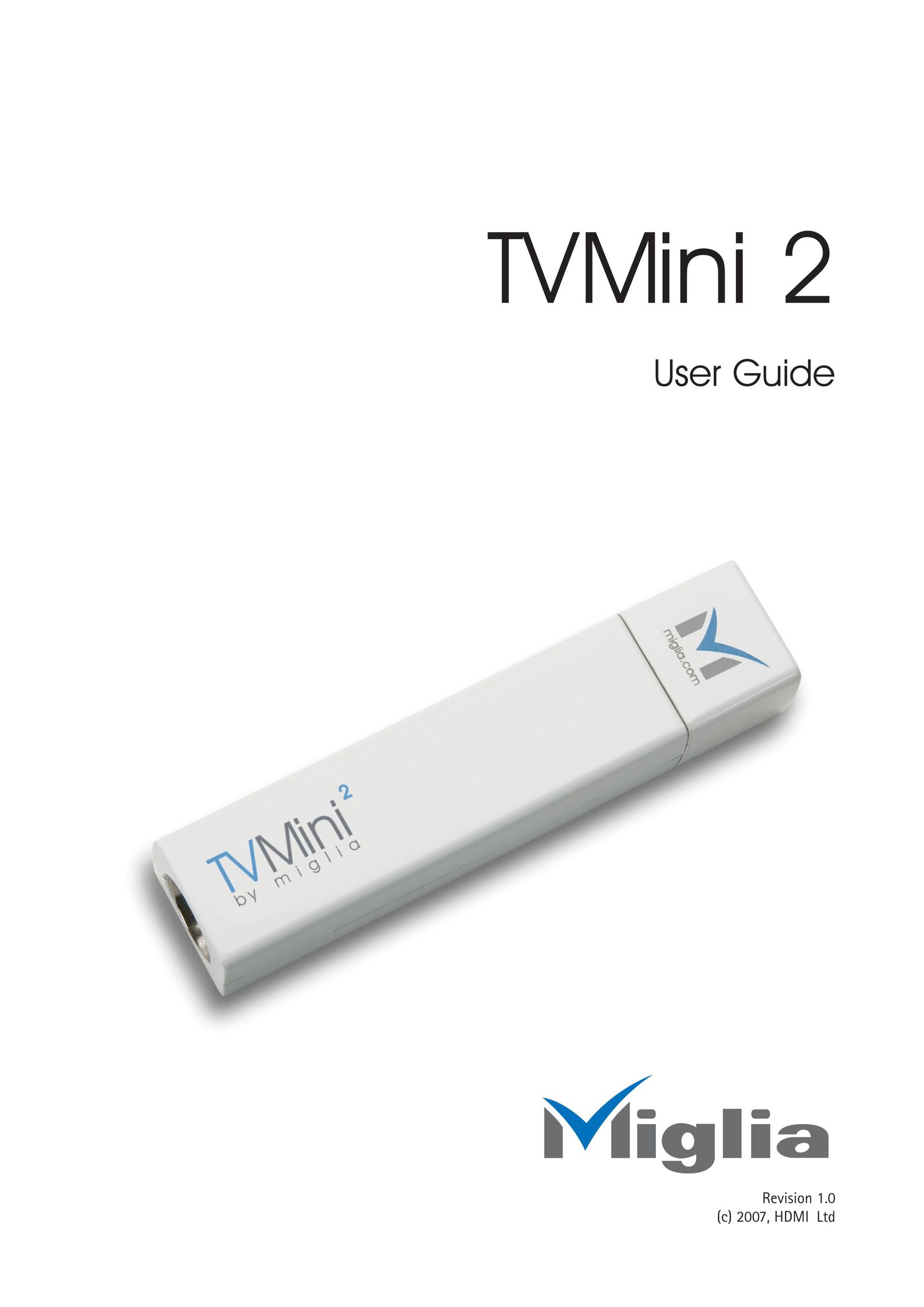 Miglia Technology TVMini 2 TV Receiver User Manual