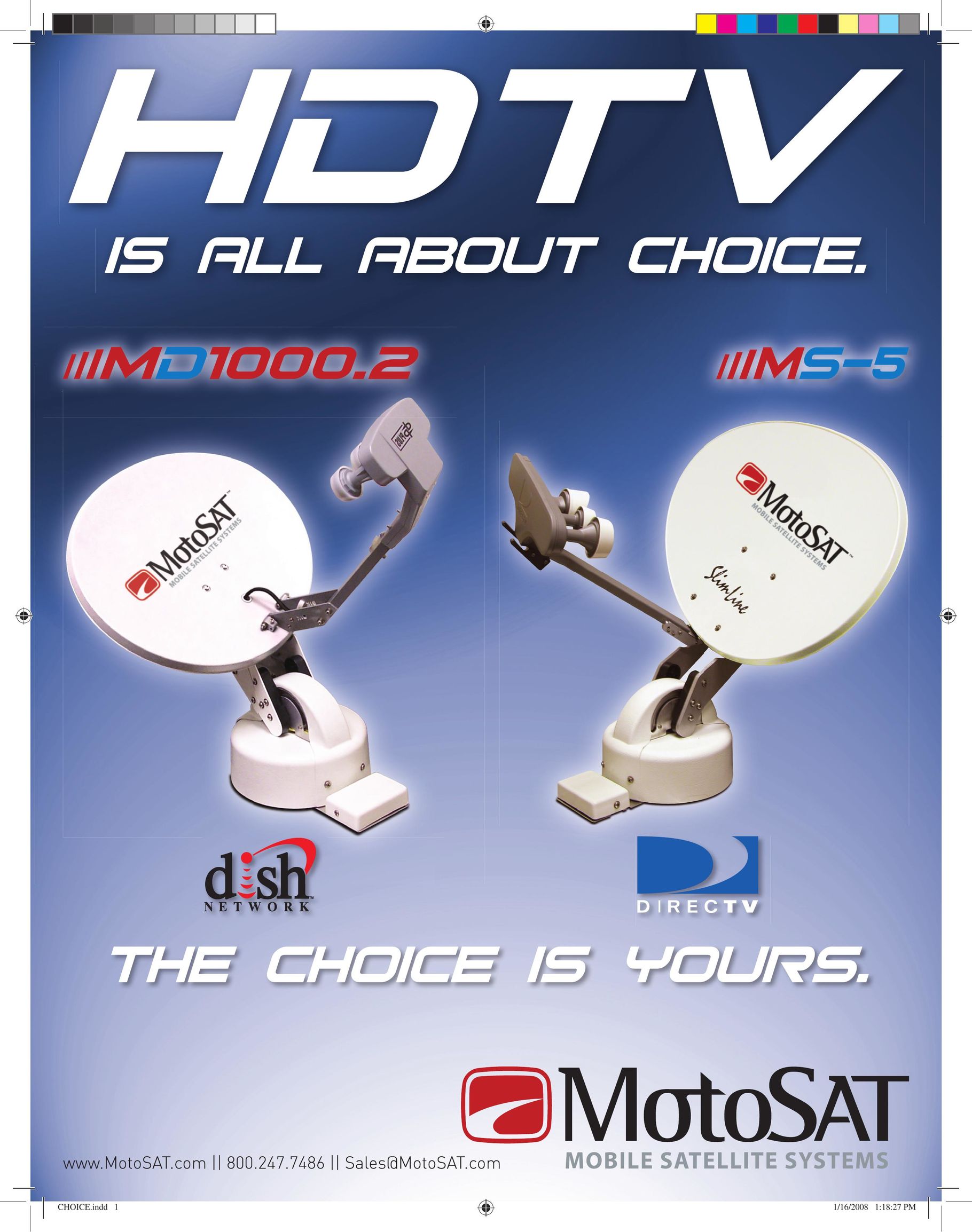 MotoSAT MD1000.2 TV Receiver User Manual